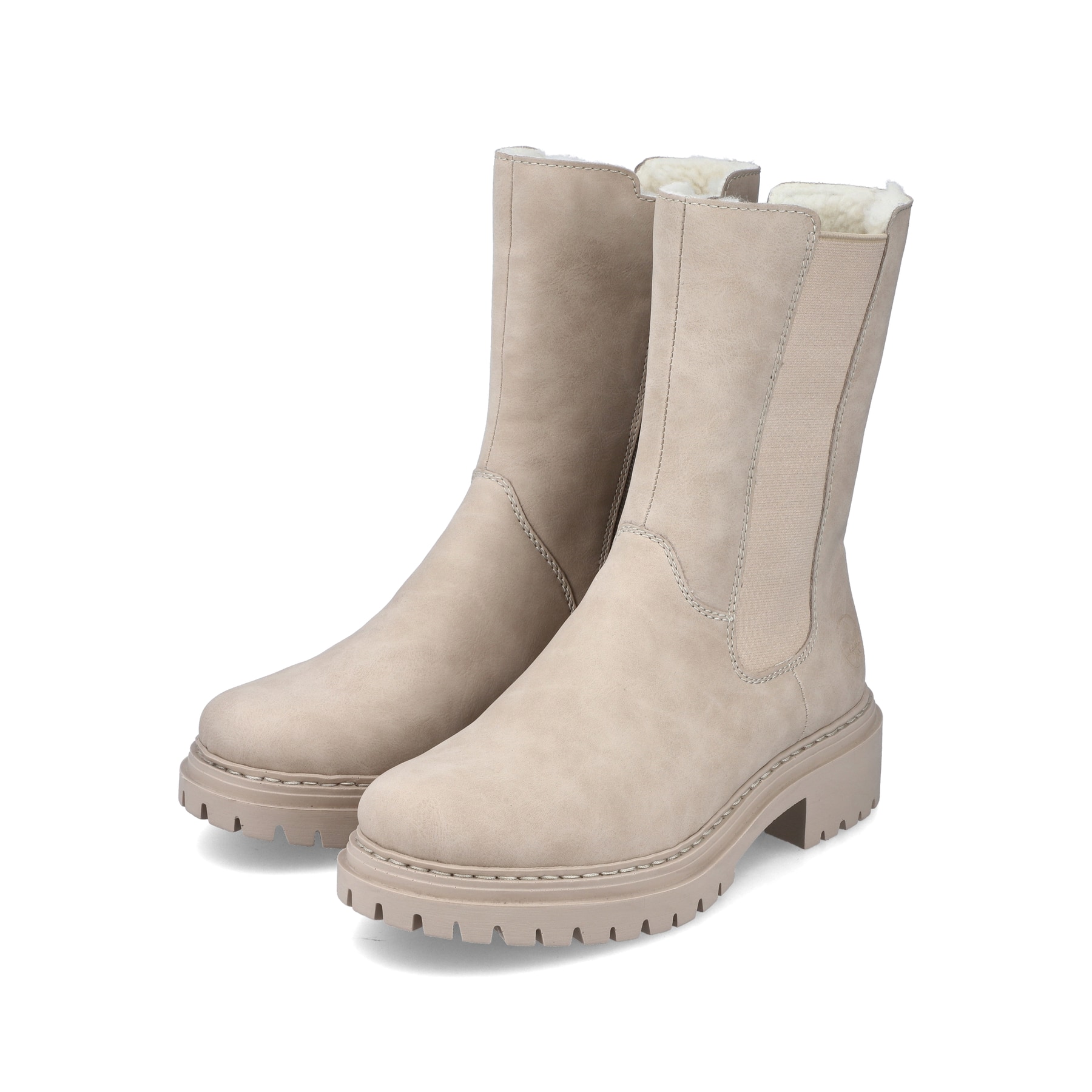 Rieker Damen Chelsea Boots hellbeige