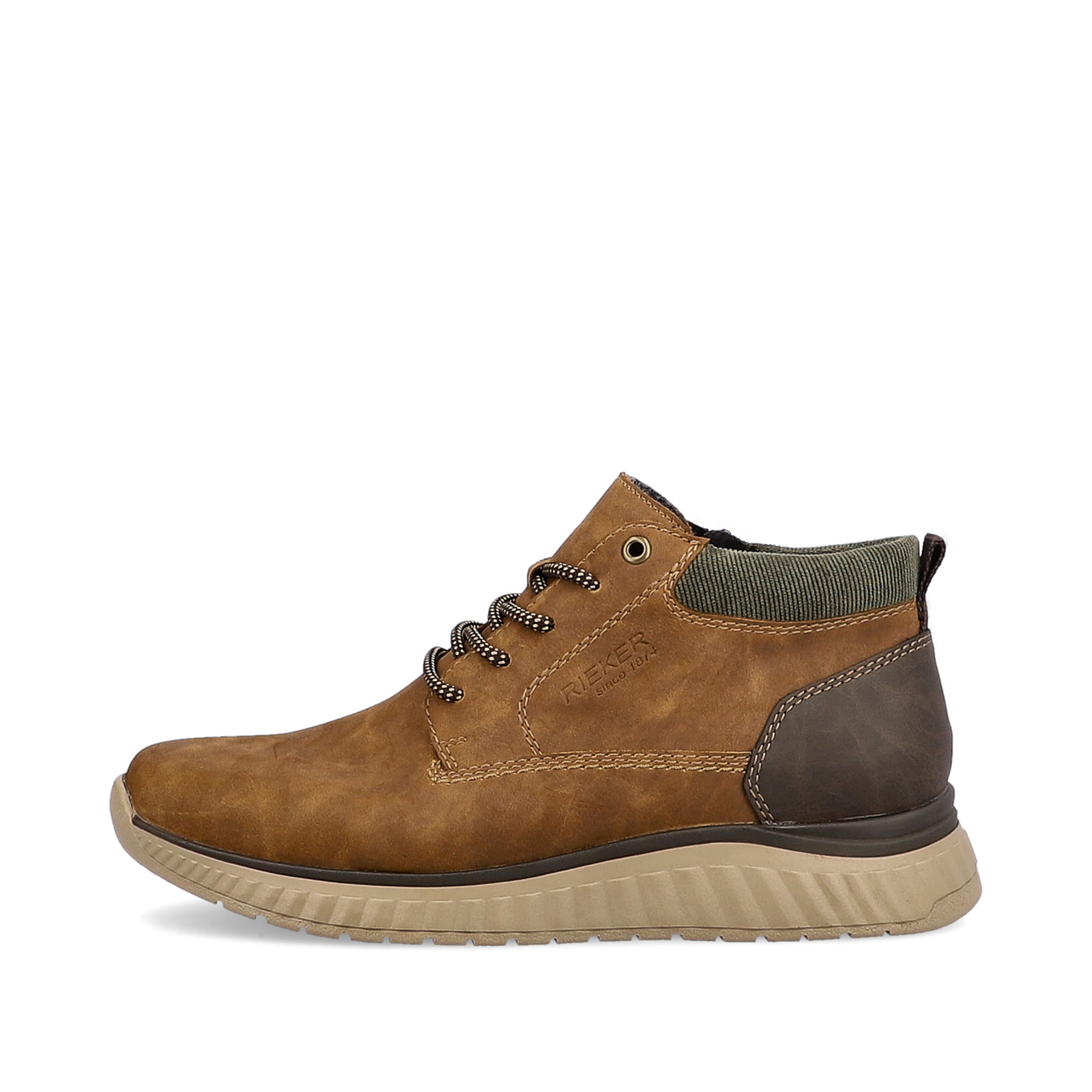 Rieker Herren Schnürstiefel kaffeebraun