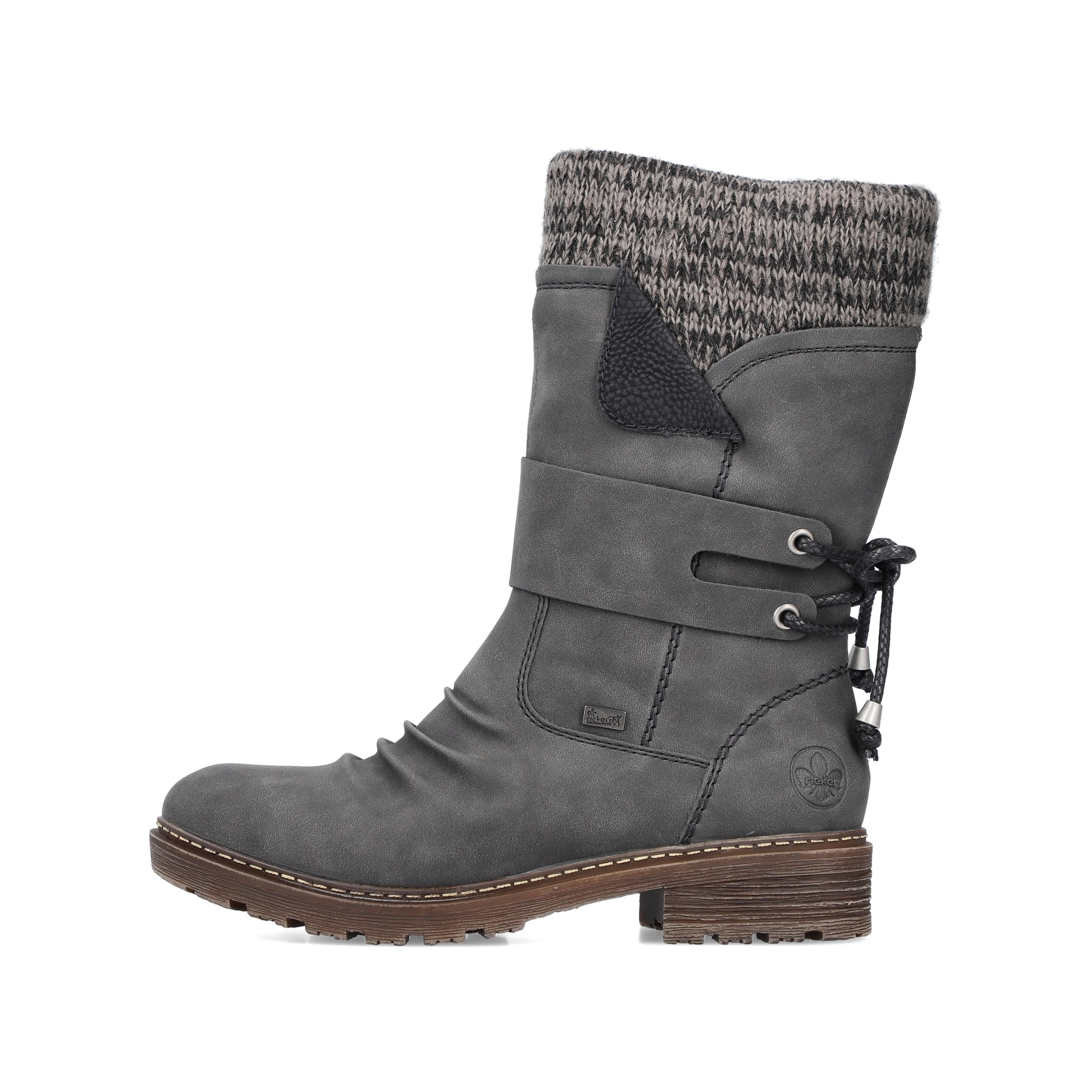 Rieker Damen Kurzstiefel anthrazit