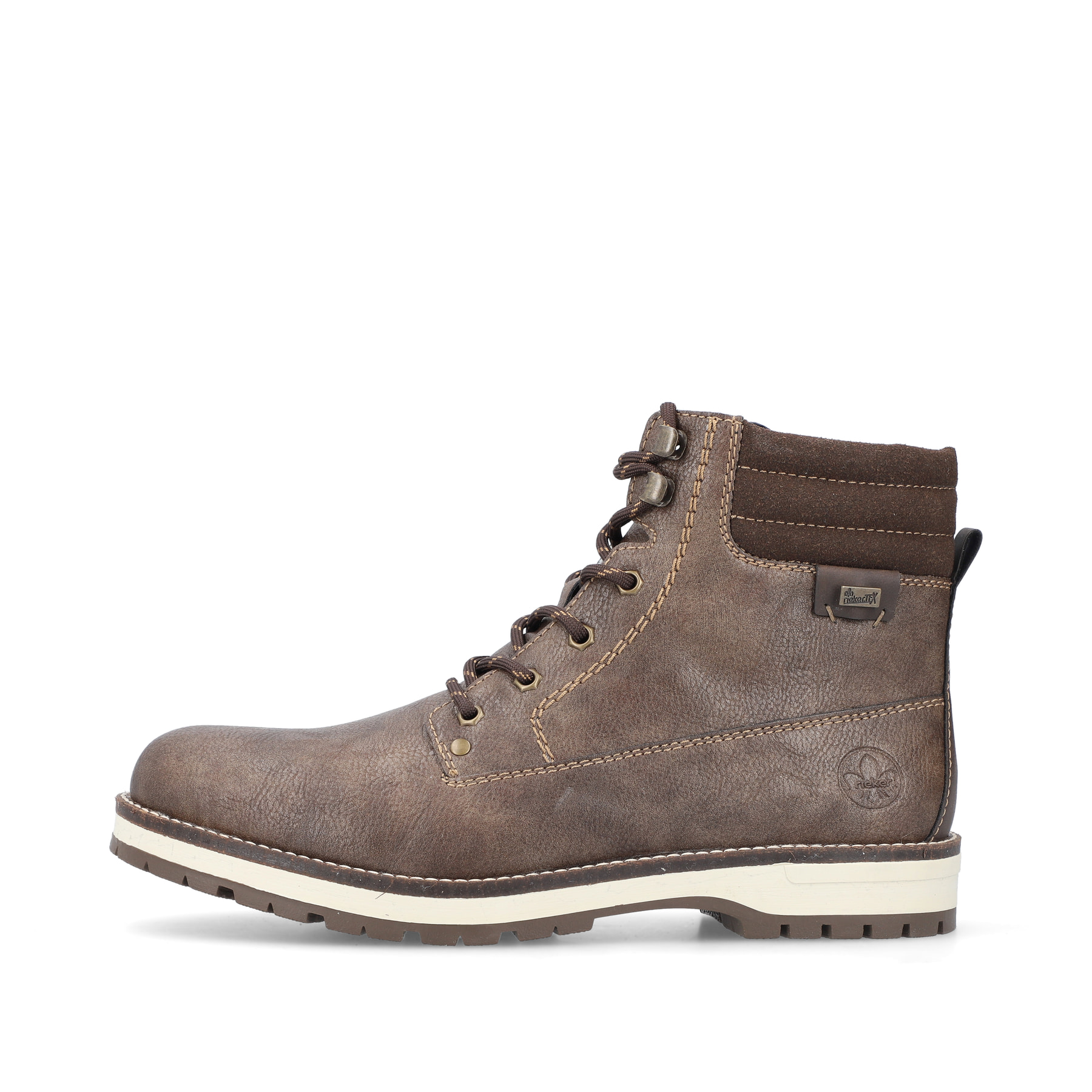 Rieker Herren Schnürstiefel tabakbraun