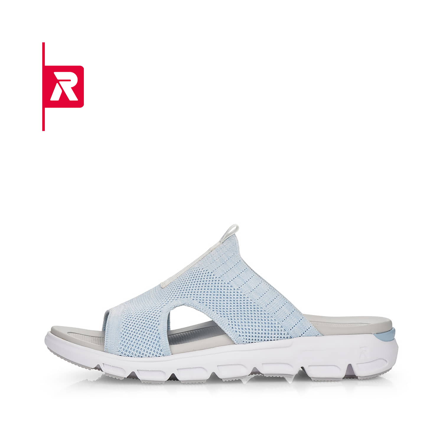 Rieker EVOLUTION Damen Pantoletten pastel blue