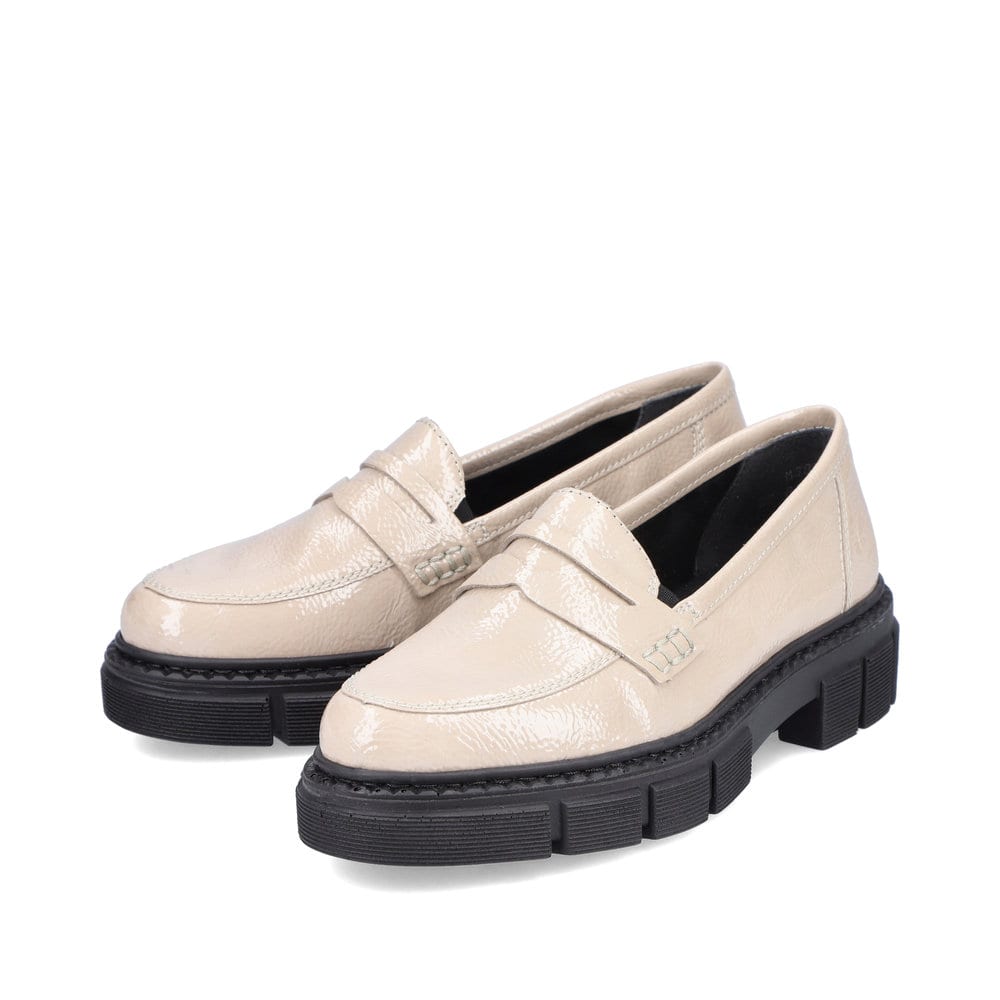 Rieker Damen Loafers hellbeige