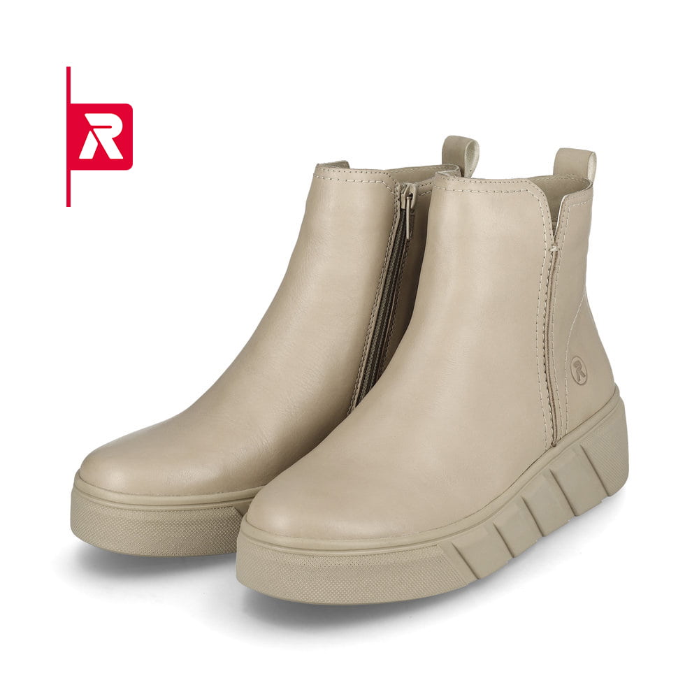Rieker EVOLUTION Damen Stiefel creme beige