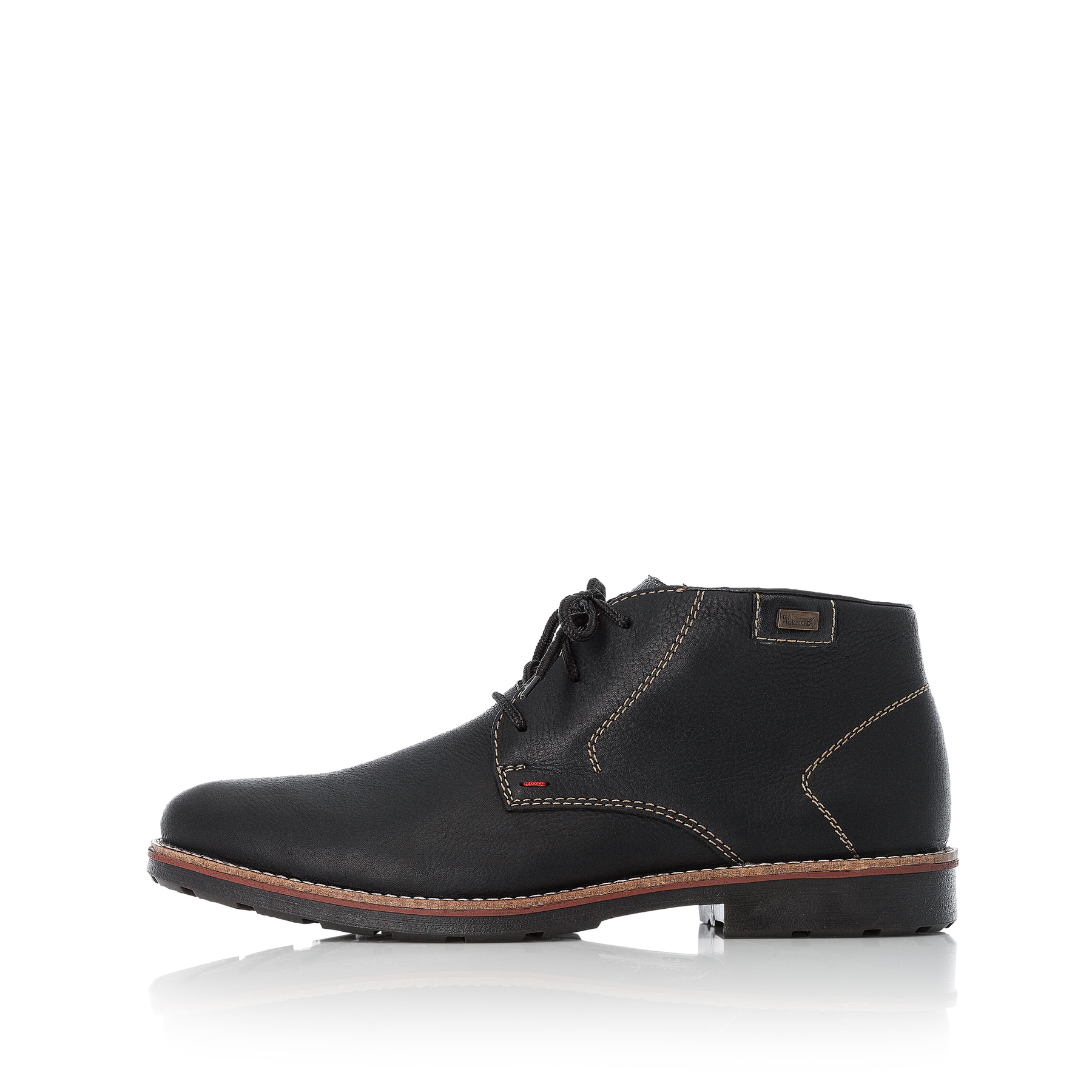 Rieker Herren Schnürschuhe graphitschwarz