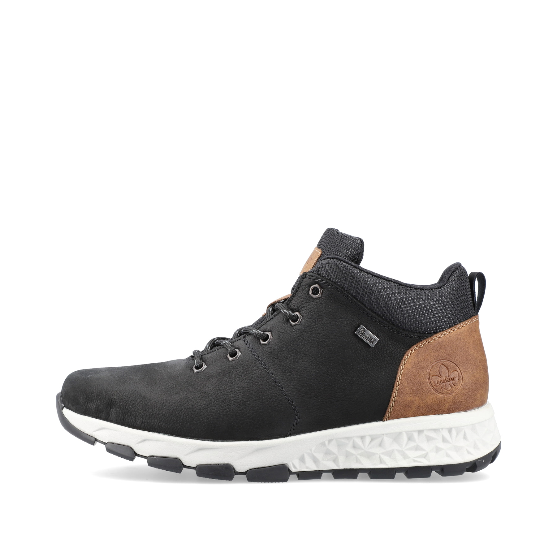 Rieker Herren Schnürschuhe schwarz-braun