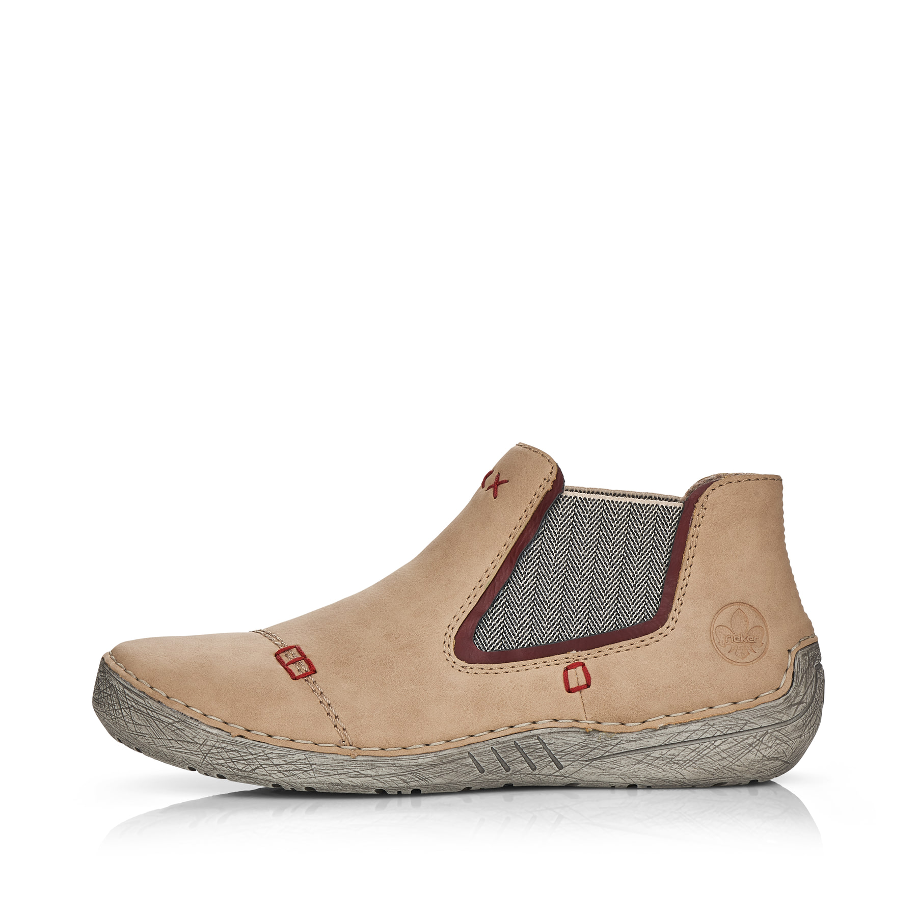 Rieker Damen Chelsea Boots sandbeige