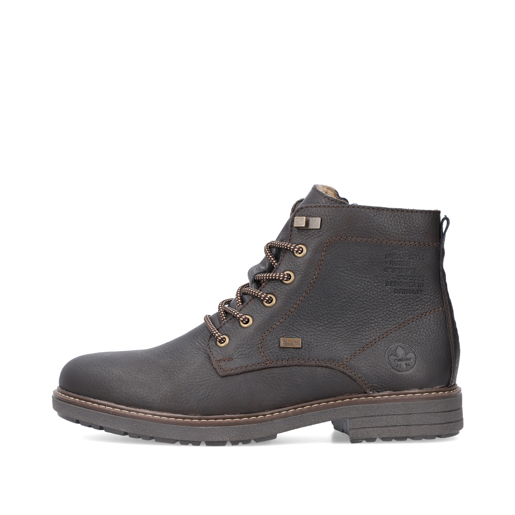 Rieker Herren Schnürstiefel kaffeebraun