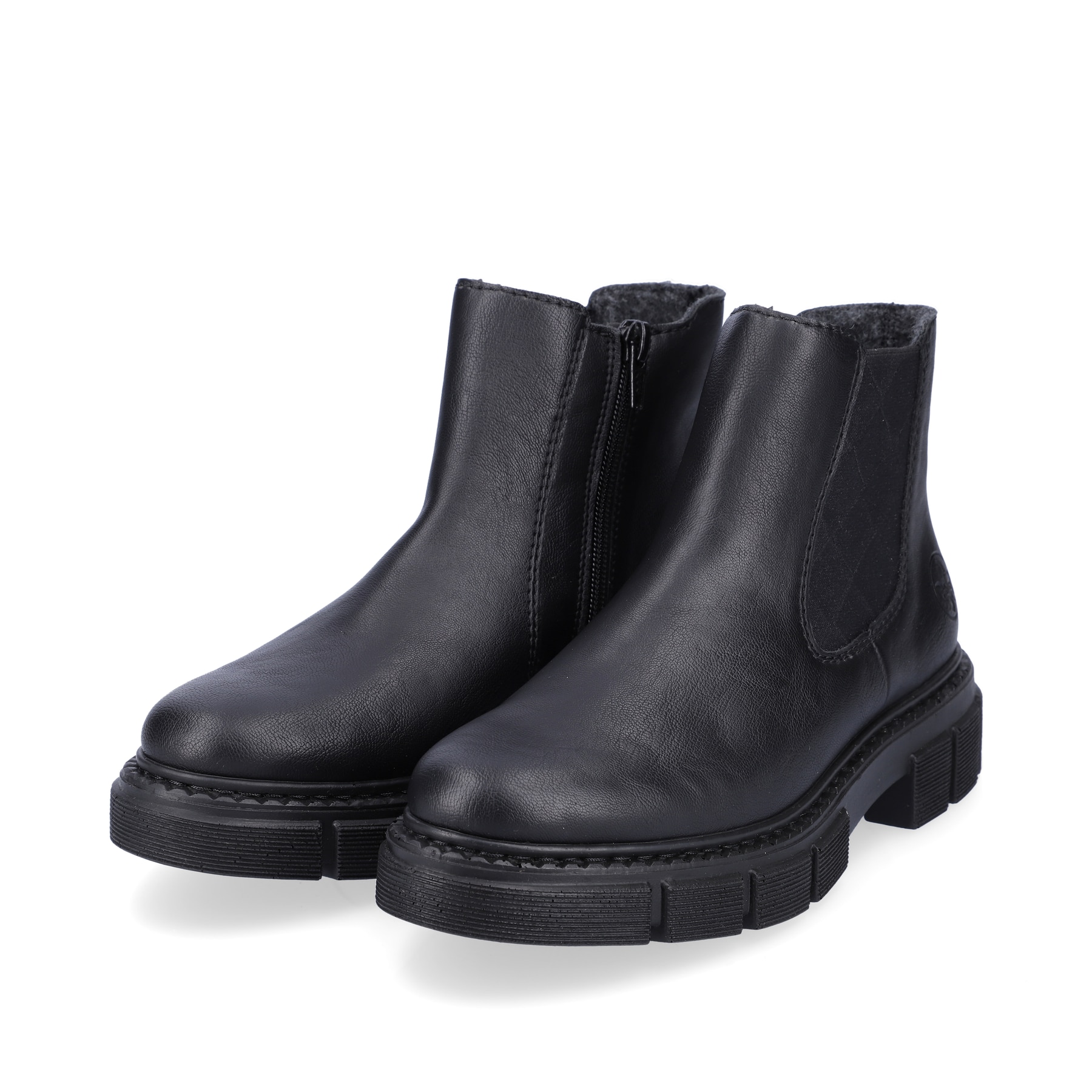 Rieker Damen Chelsea Boots graphitschwarz