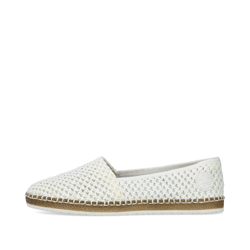 Rieker Damen Ballerinas altweiß