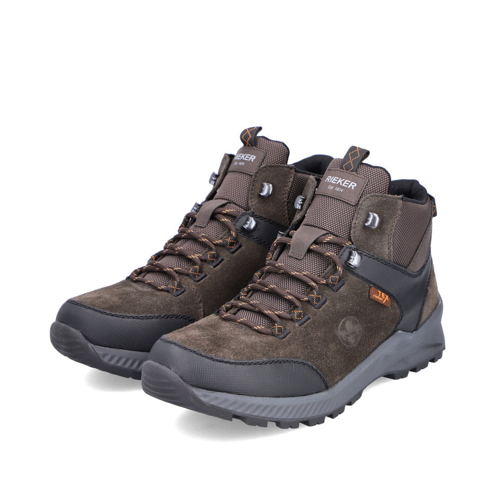 Rieker Herren Schnürstiefel kaffeebraun