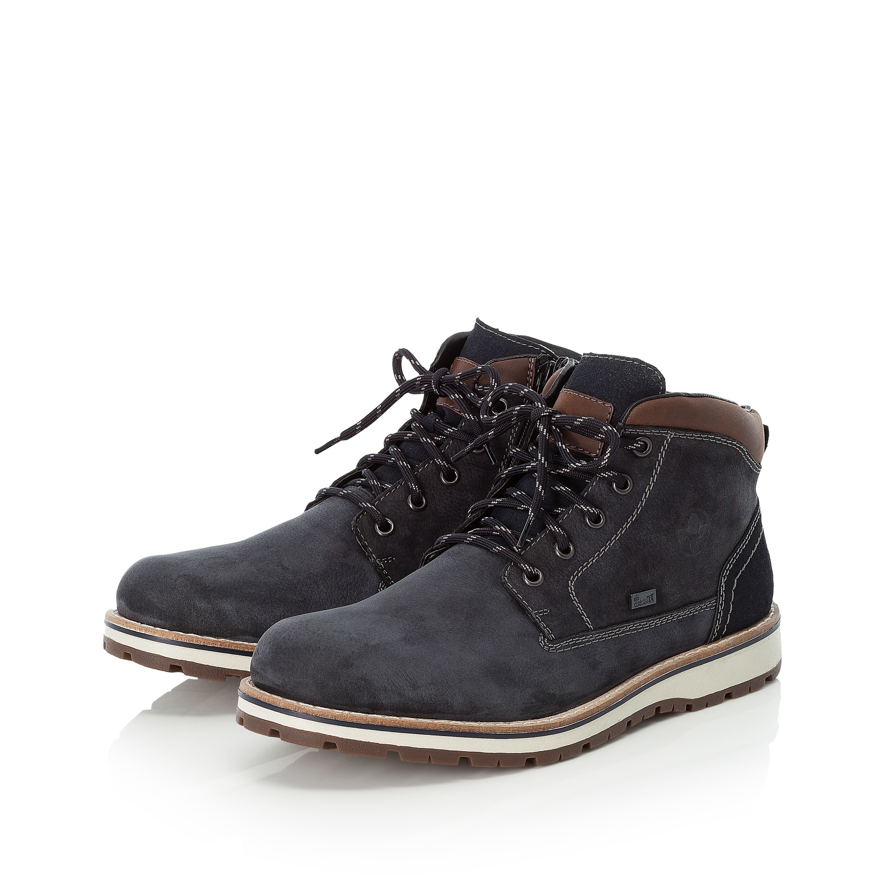 Rieker Herren Schnürstiefel pazifikblau