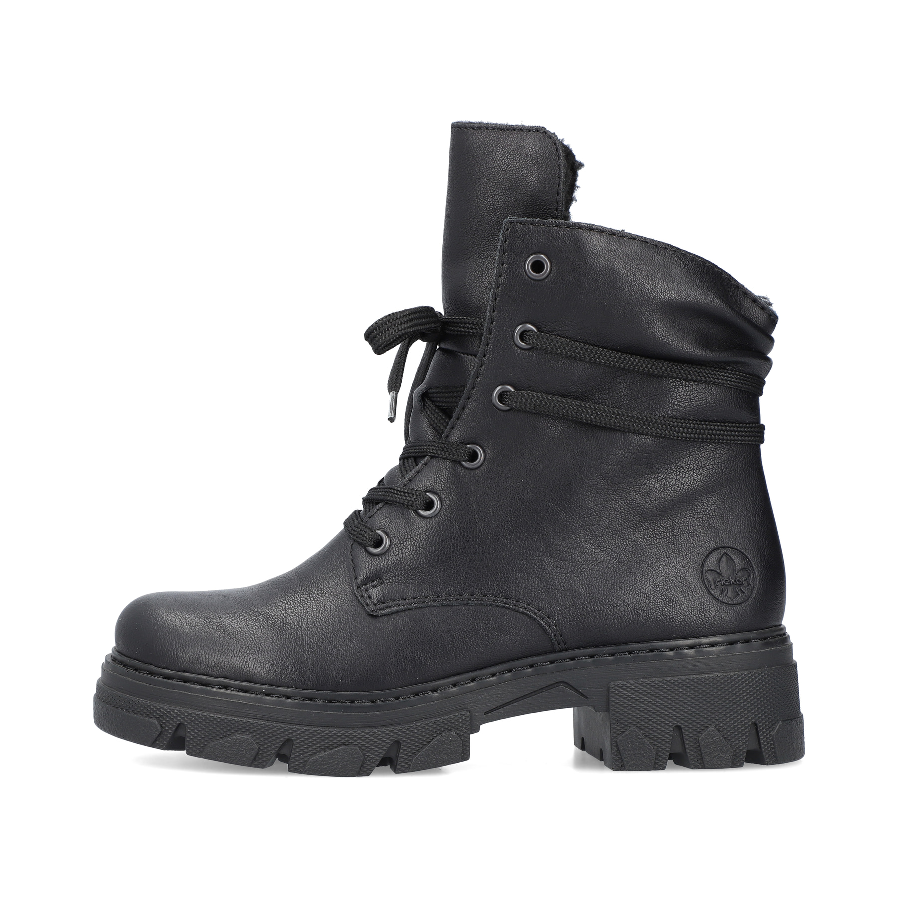 Rieker Damen Biker Boots nachtschwarz