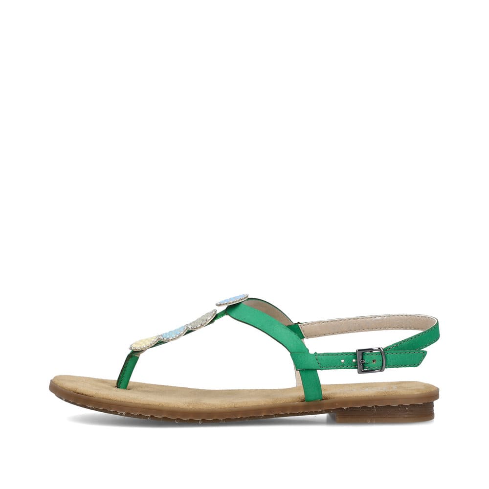 Rieker Damen Riemchensandalen laubgrün