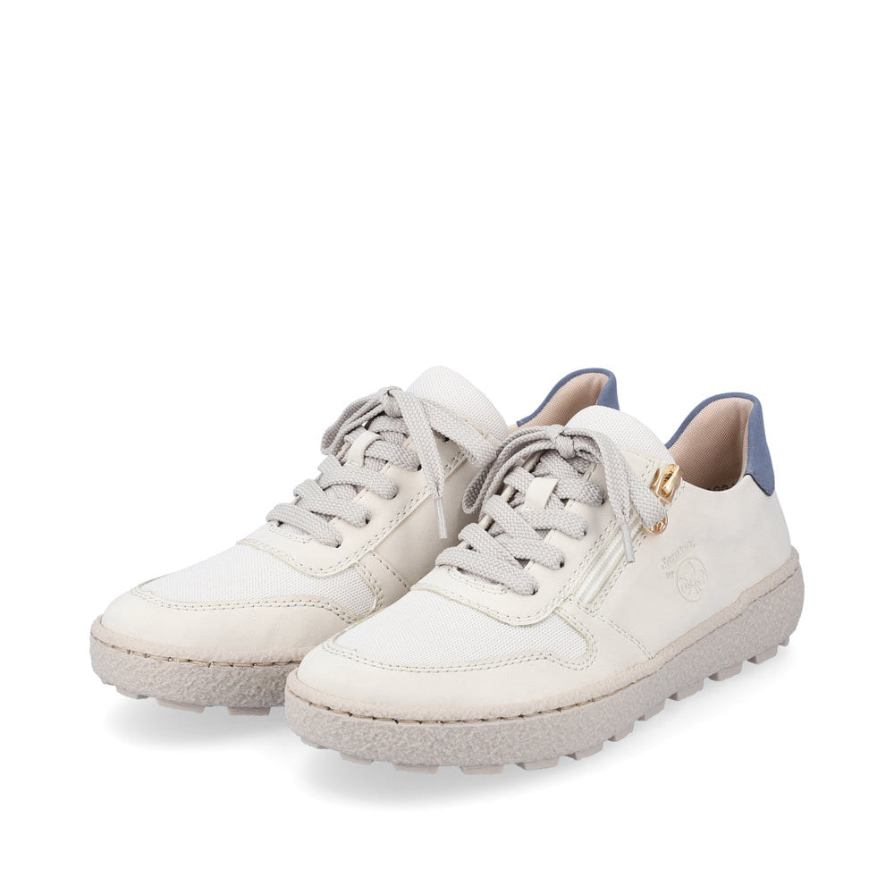 Rieker Damen Sneaker by Rieker cremebeige-königsblau