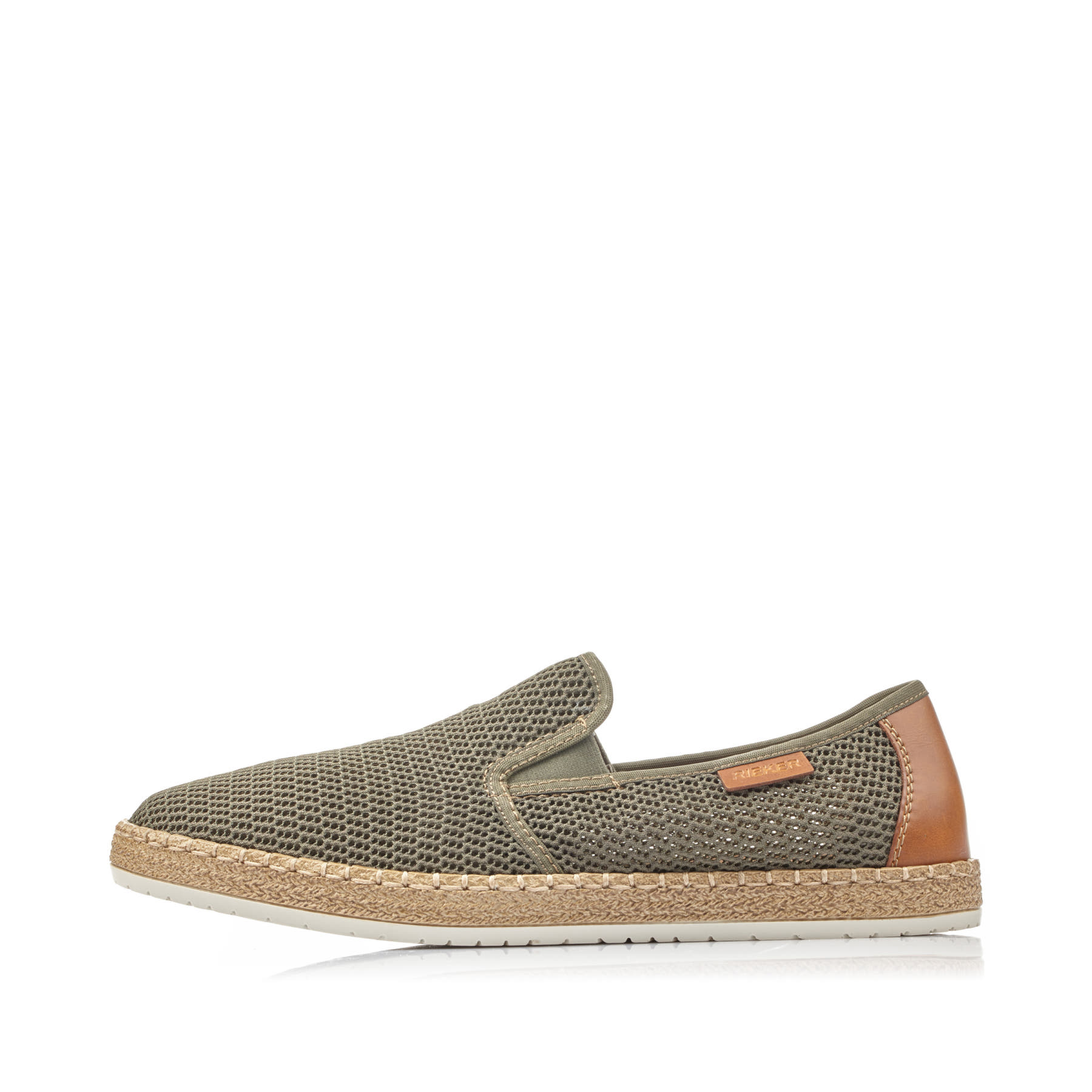 Rieker Herren Slipper olivgrün