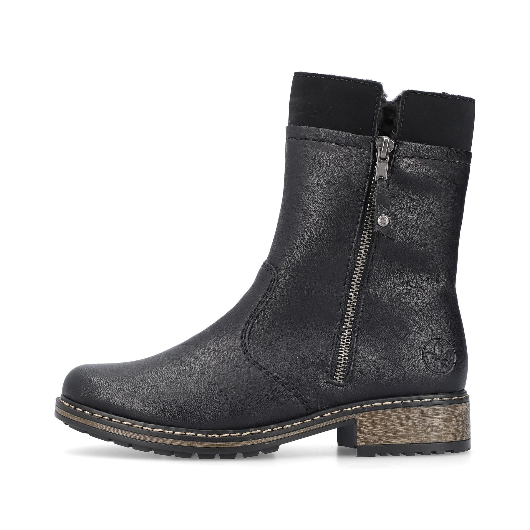 Rieker Damen Kurzstiefel tiefschwarz
