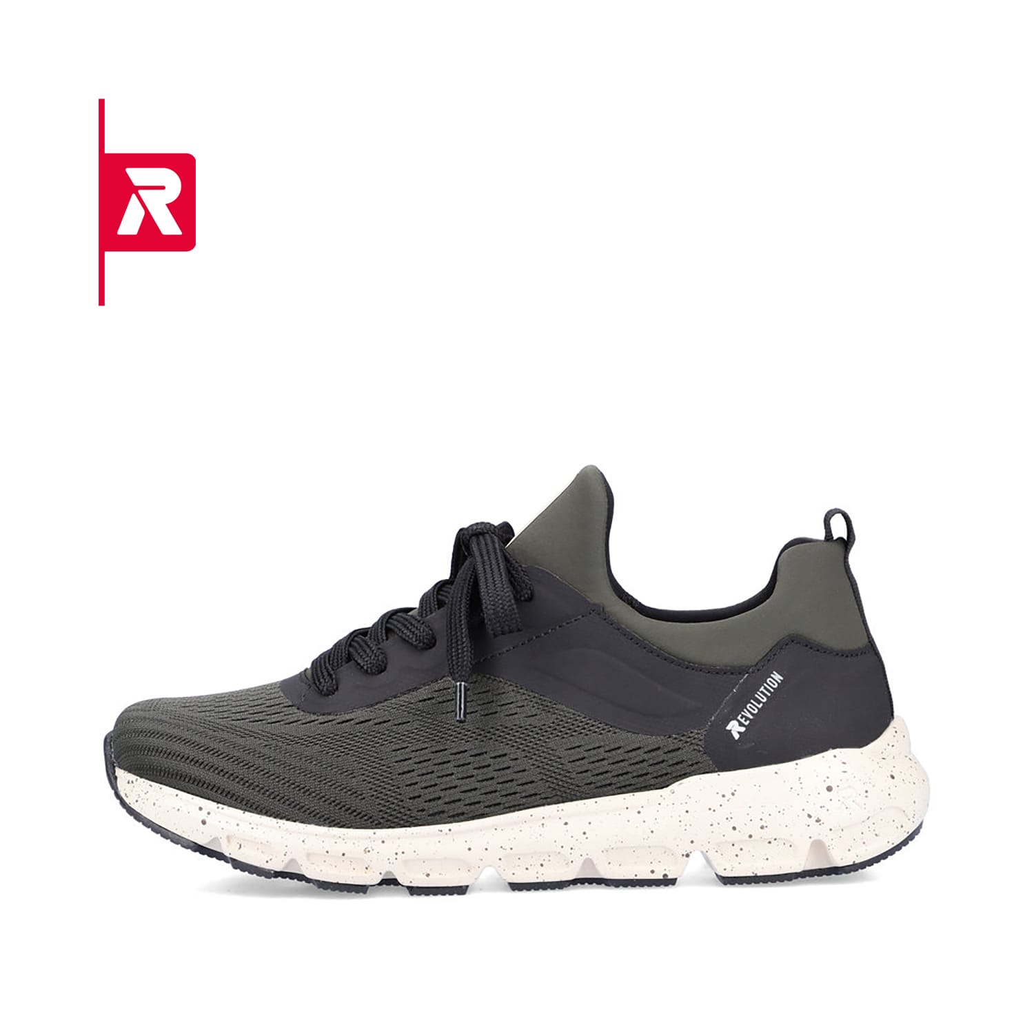 Rieker EVOLUTION Damen Slipper army green