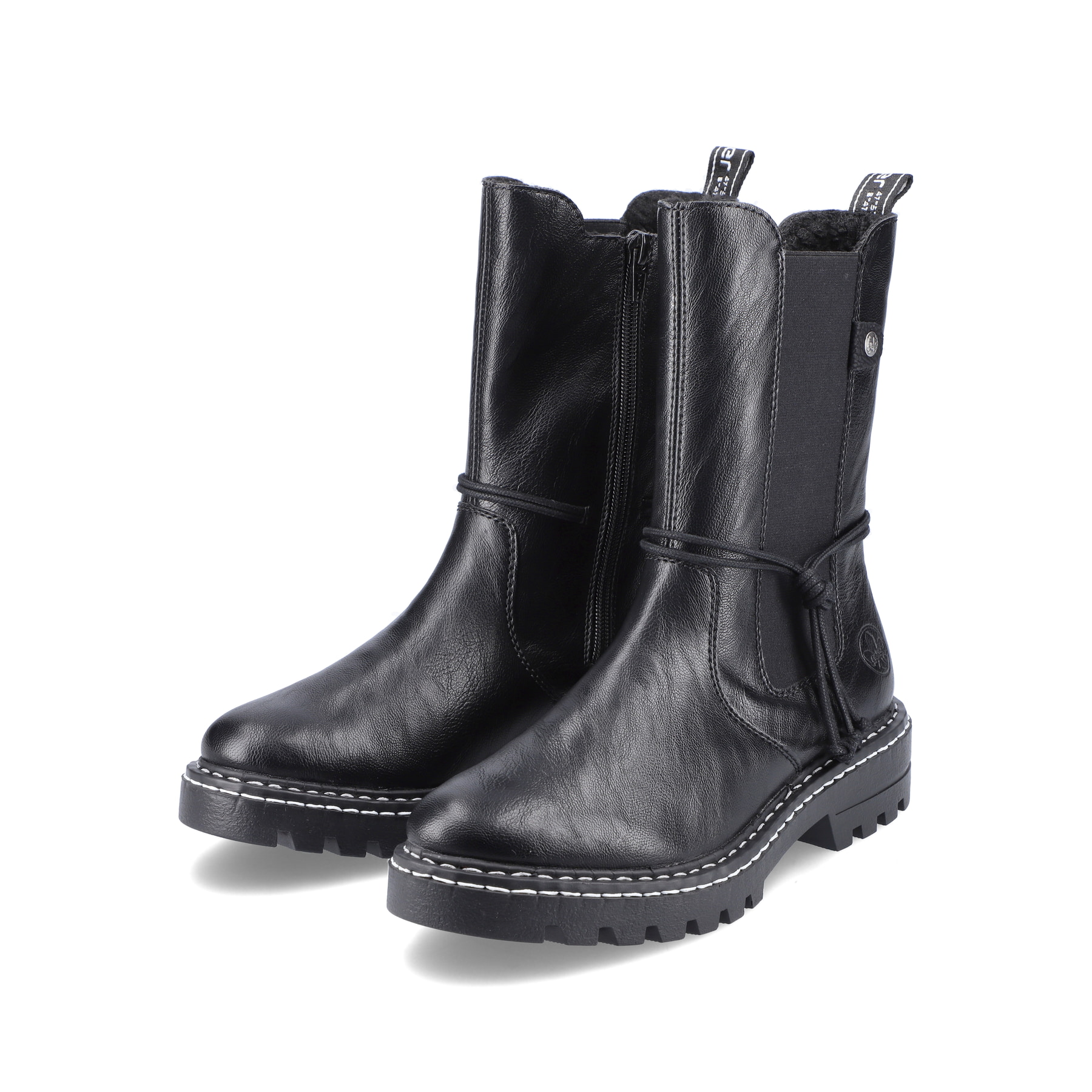 Rieker Damen Chelsea Boots tiefschwarz