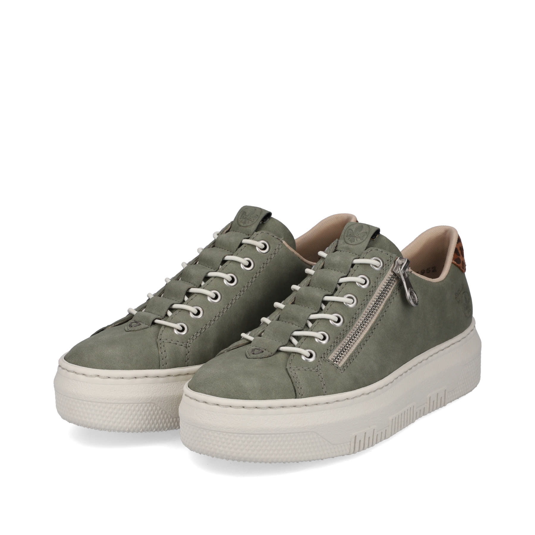 Rieker Damen Sneaker olivgrün