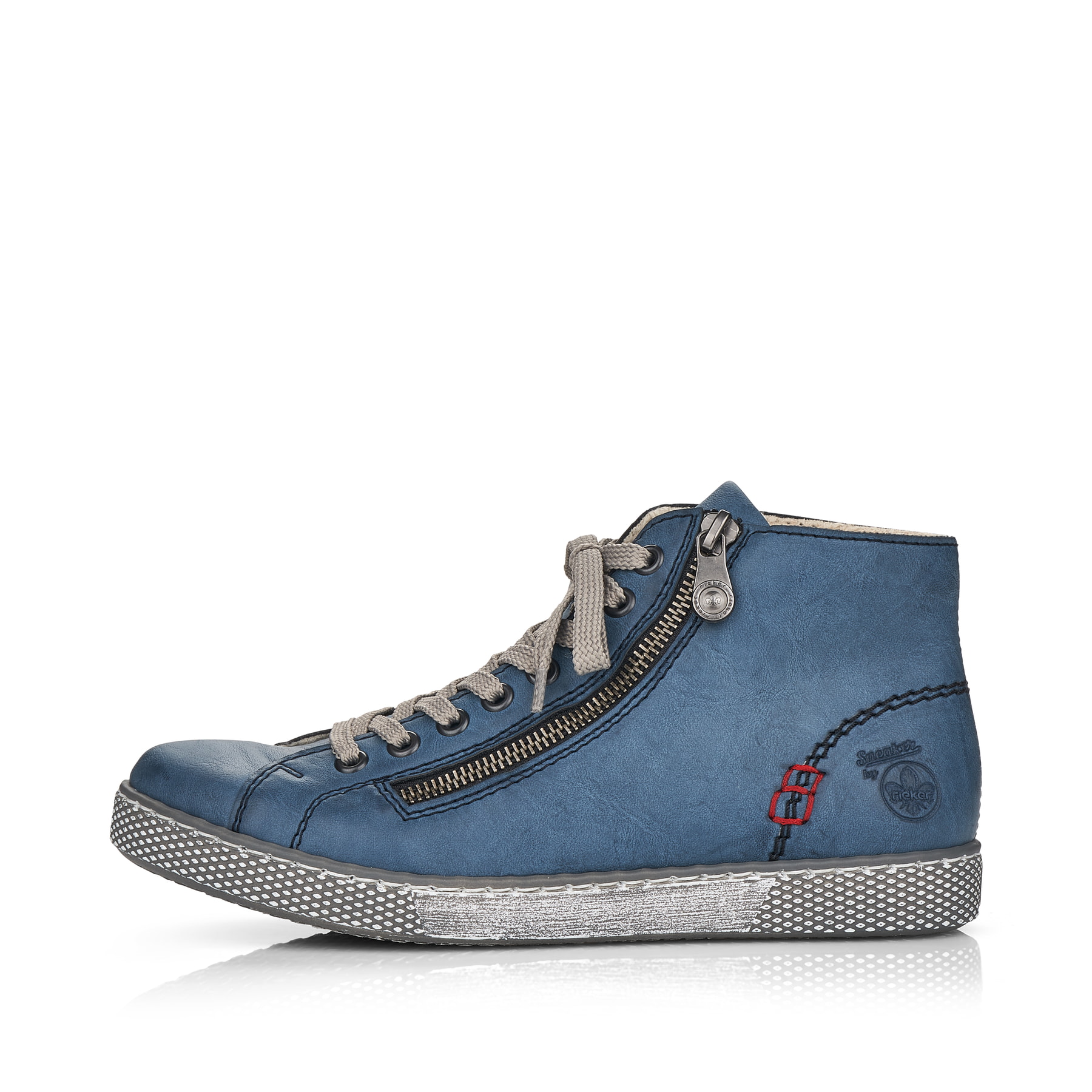 Rieker Damen Schnürschuhe hellblau