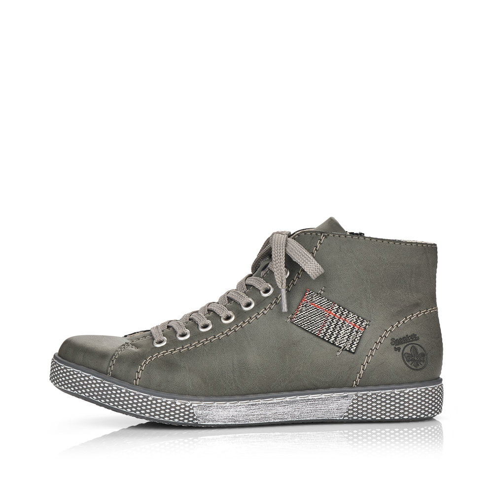 Rieker Damen Schnürschuhe anthrazit
