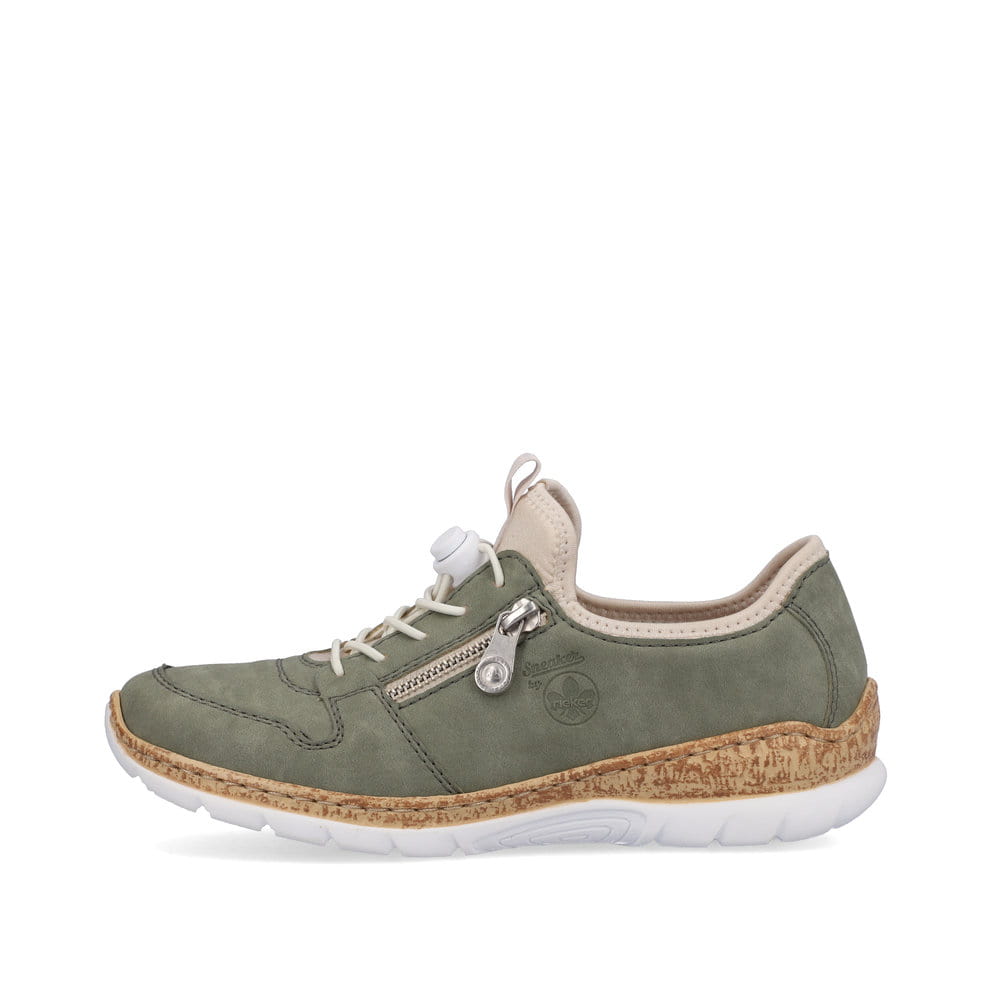 Rieker Damen Slipper mintgrün