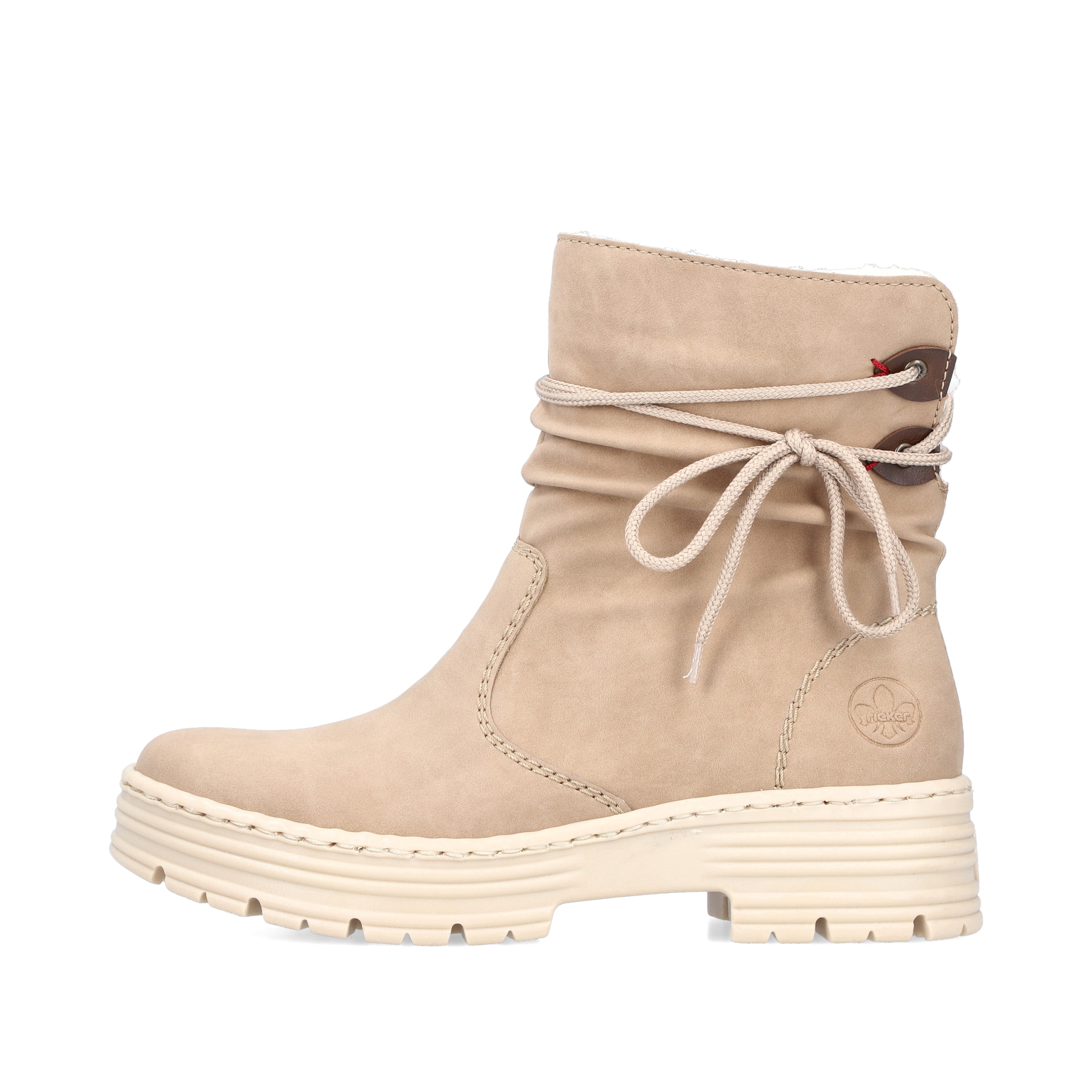 Rieker Damen Kurzstiefel cremebeige