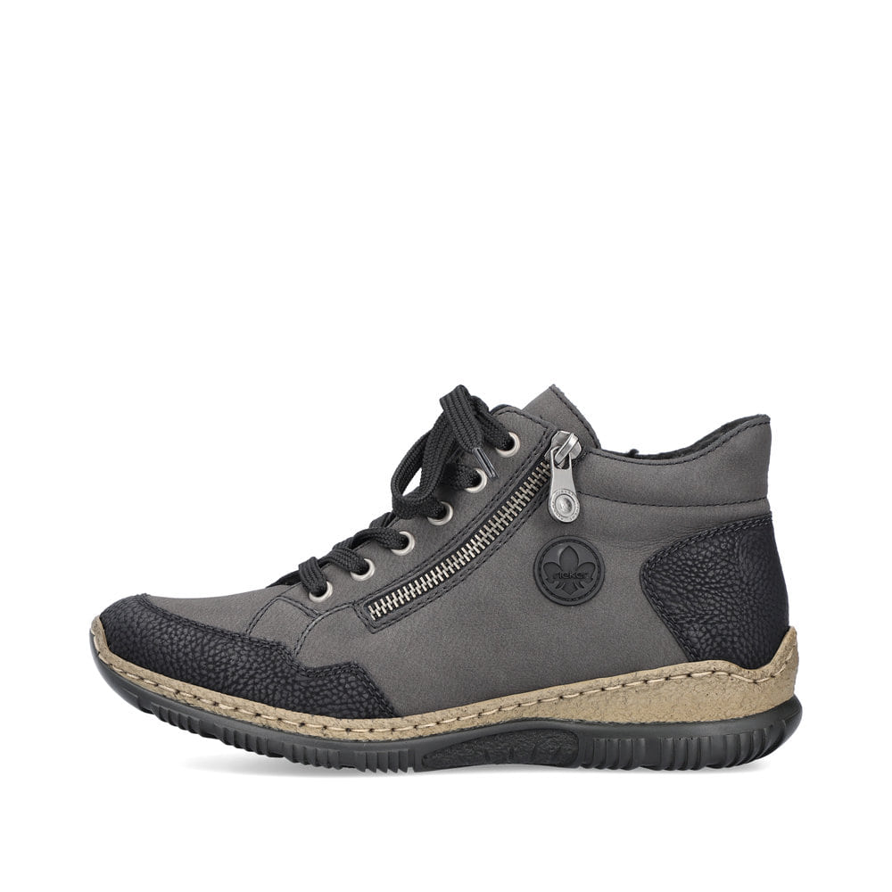 Rieker Damen Schnürschuhe anthrazit