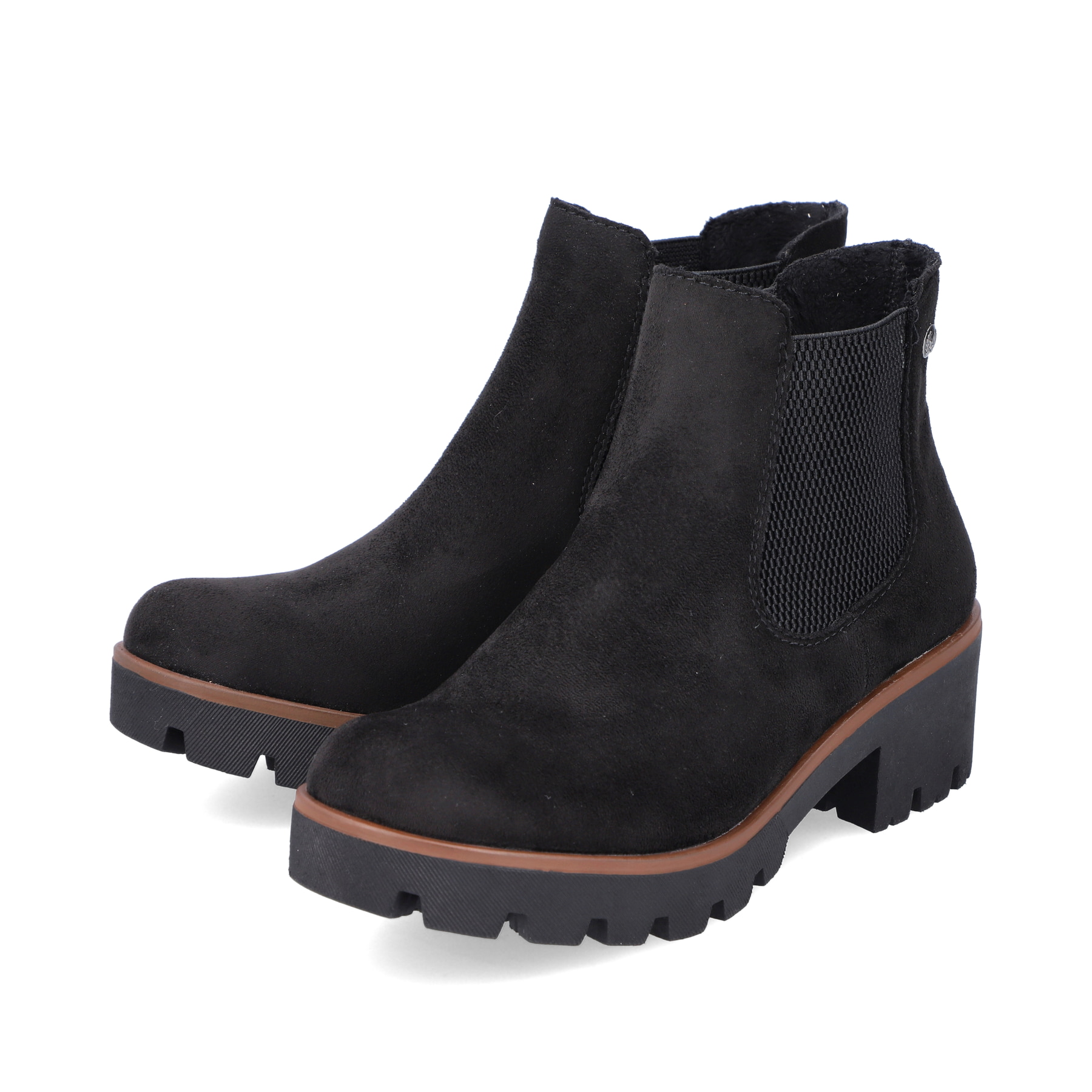 Rieker Damen Chelsea Boots graphitschwarz