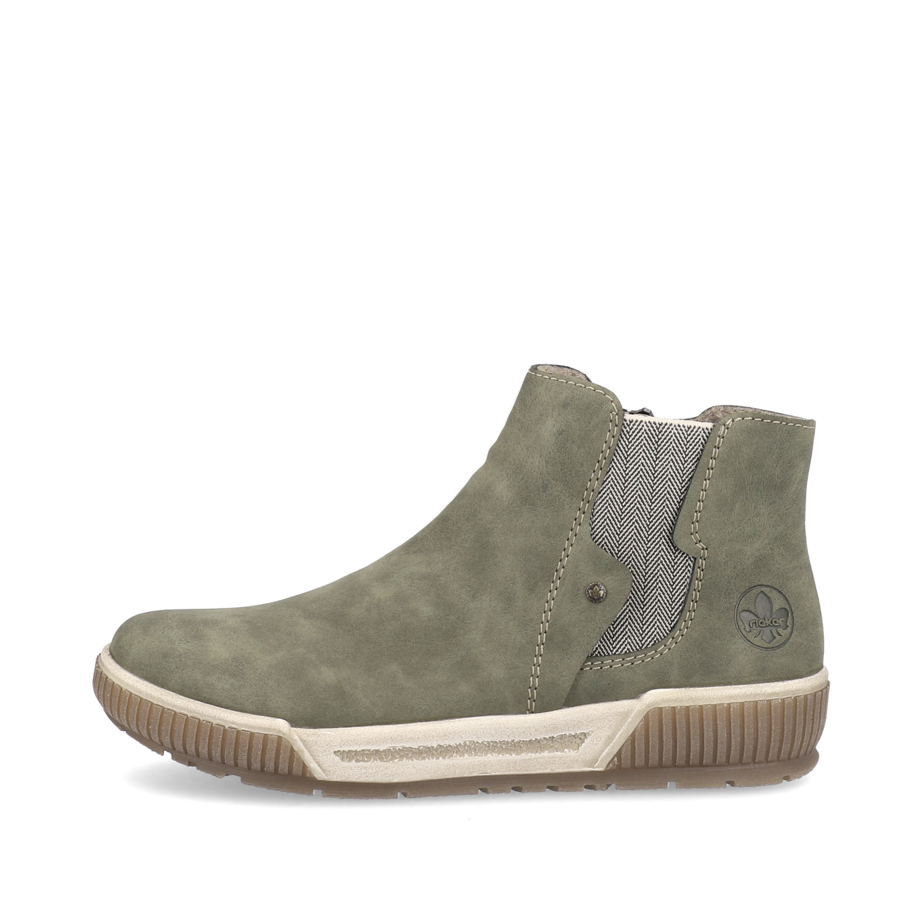 Rieker Damen Chelsea Boots khaki