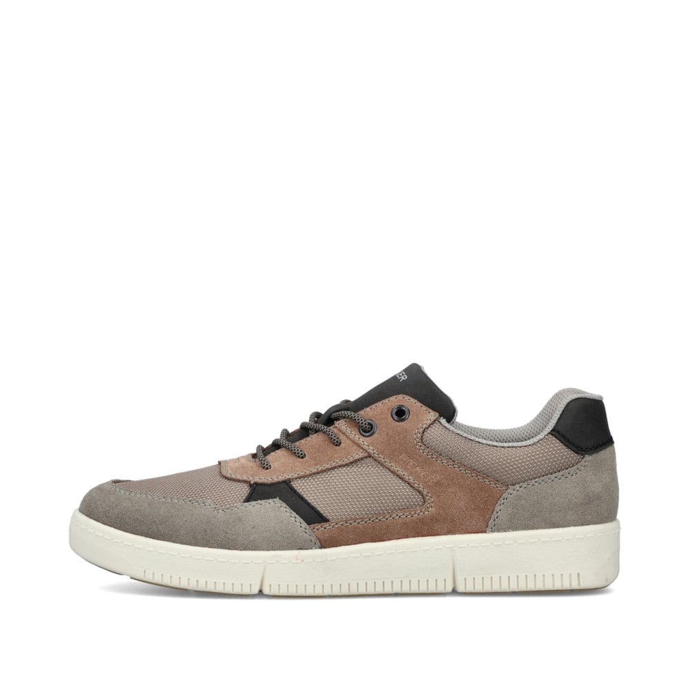 Rieker Herren Sneaker by Rieker platingrau-nussbraun