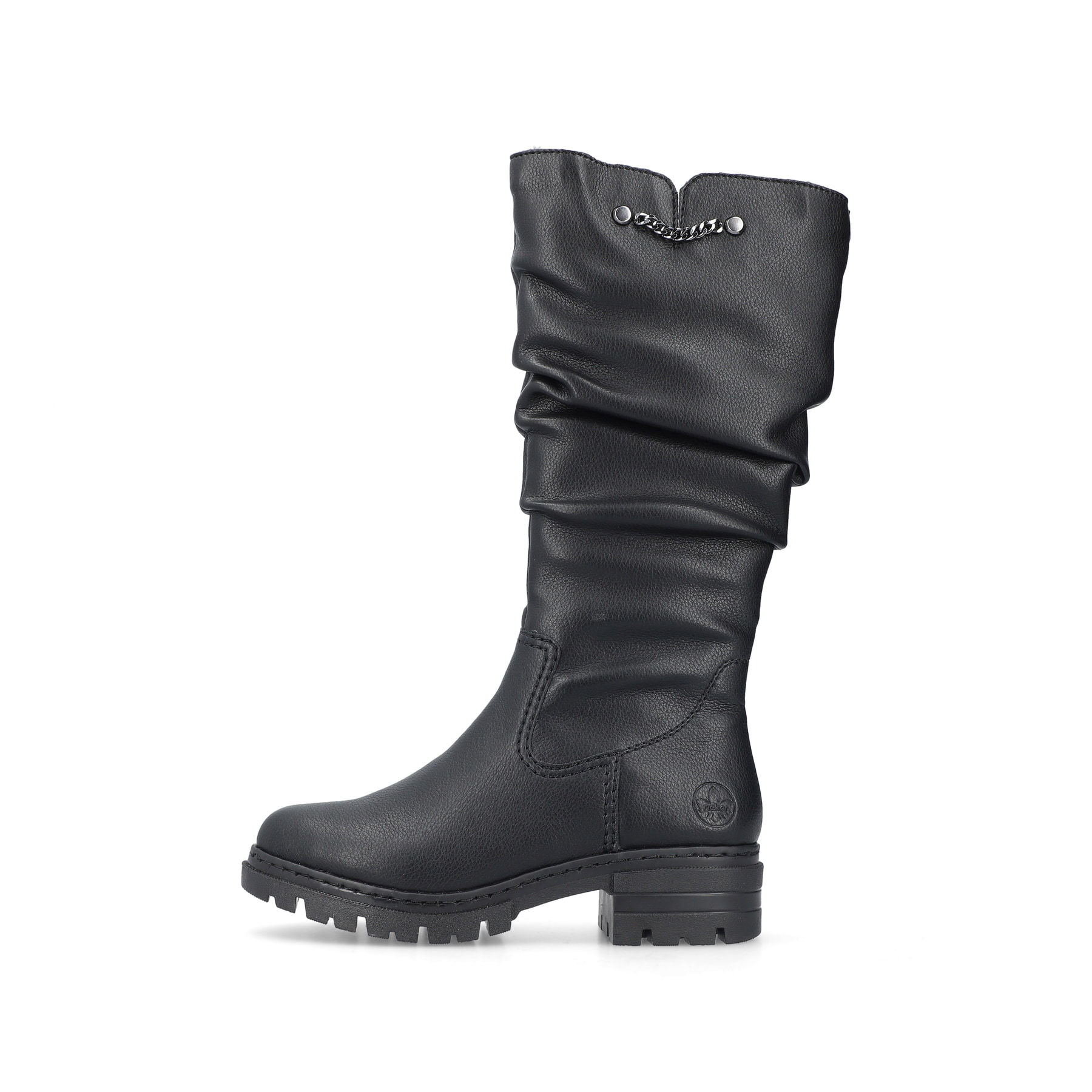 Rieker Damen Hochschaftstiefel nachtschwarz