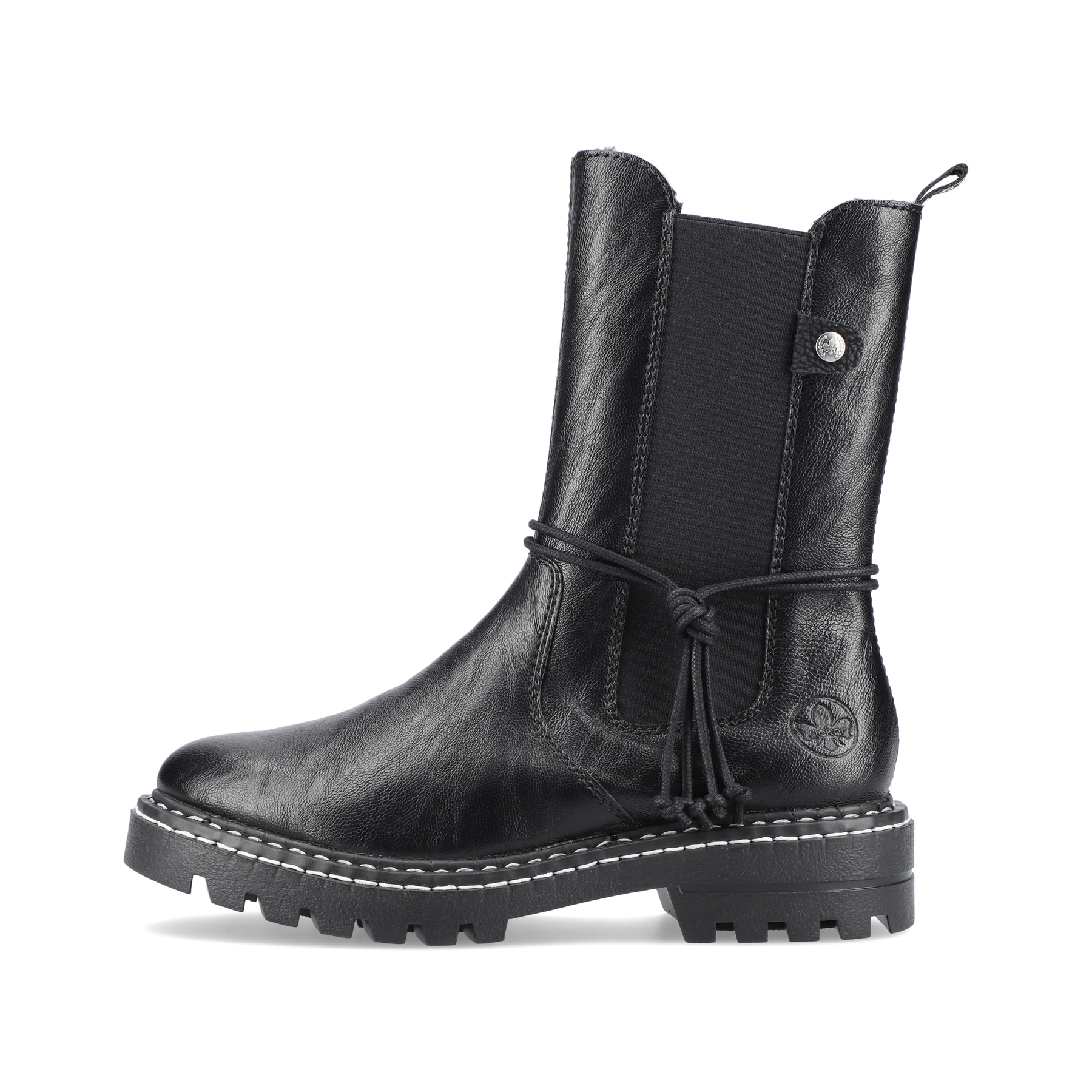 Rieker Damen Chelsea Boots tiefschwarz