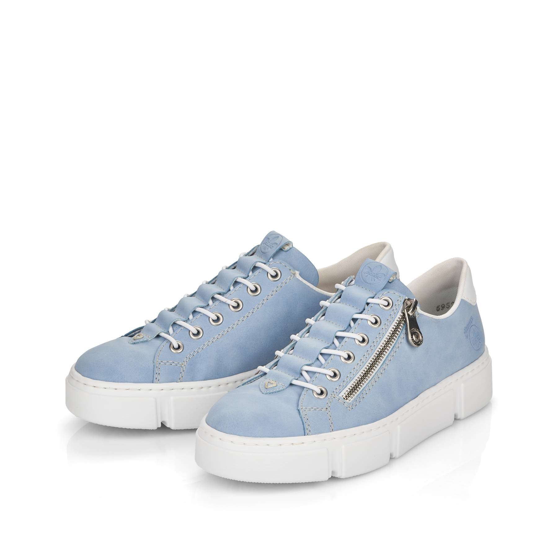 Rieker Damen Slipper himmelblau
