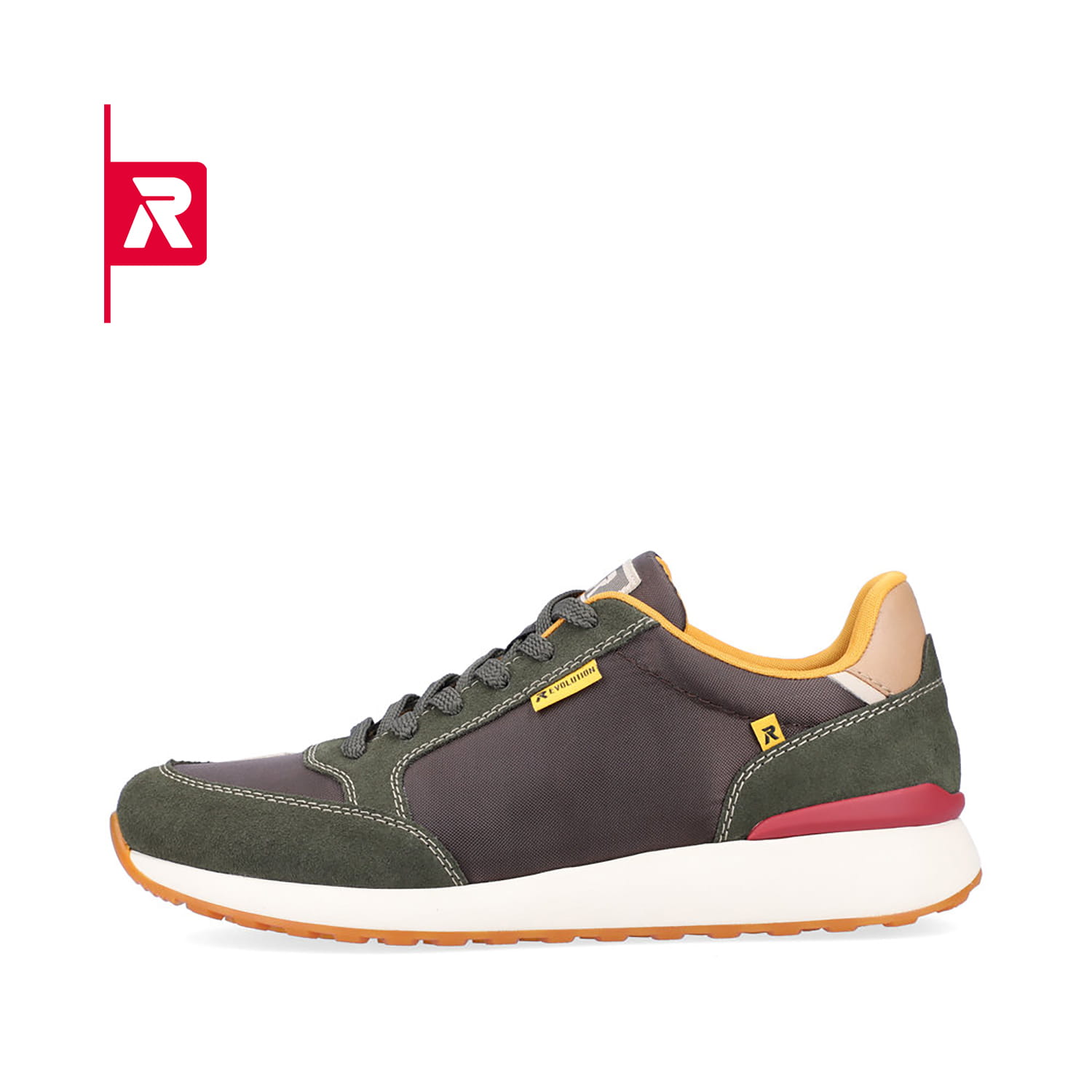 Rieker EVOLUTION Herren Sneaker khaki-green honey