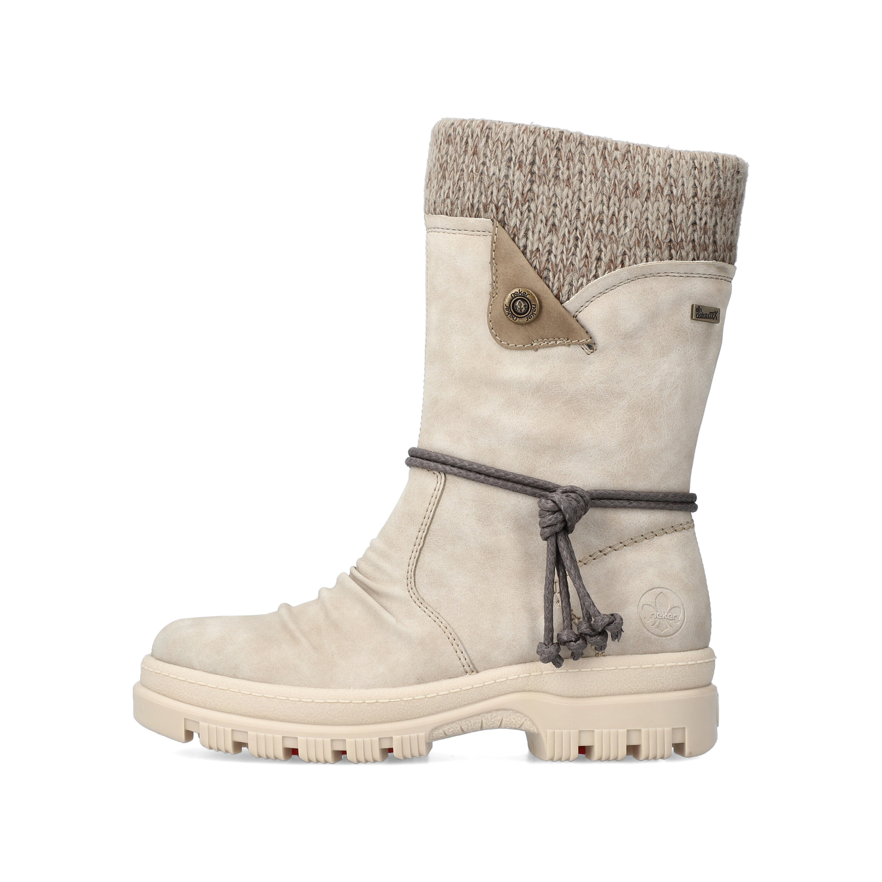 Rieker Damen Kurzstiefel hellbeige