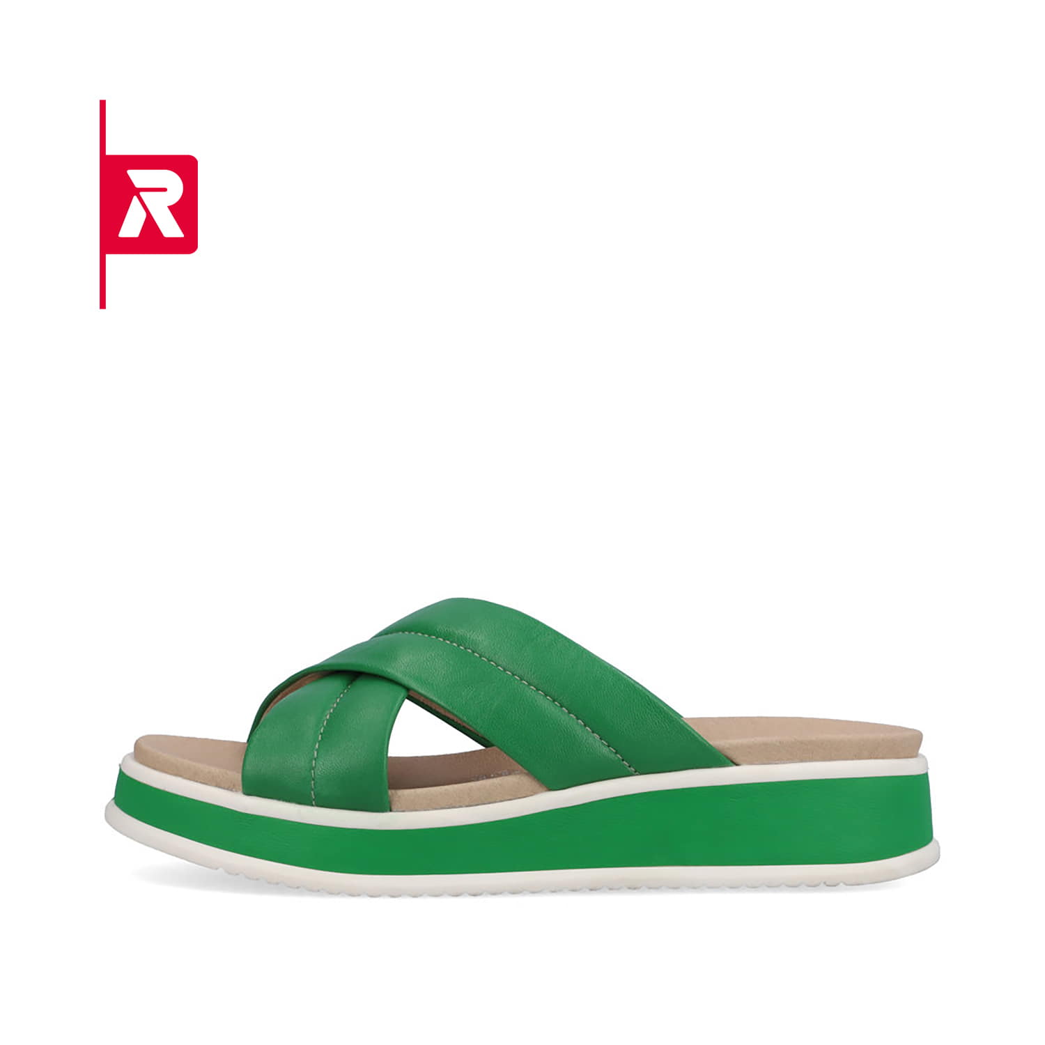 Rieker EVOLUTION Damen Pantoletten smaragd green