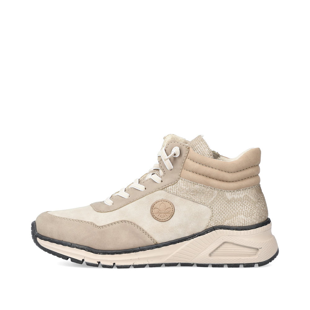 Rieker Damen Slipper hellbeige