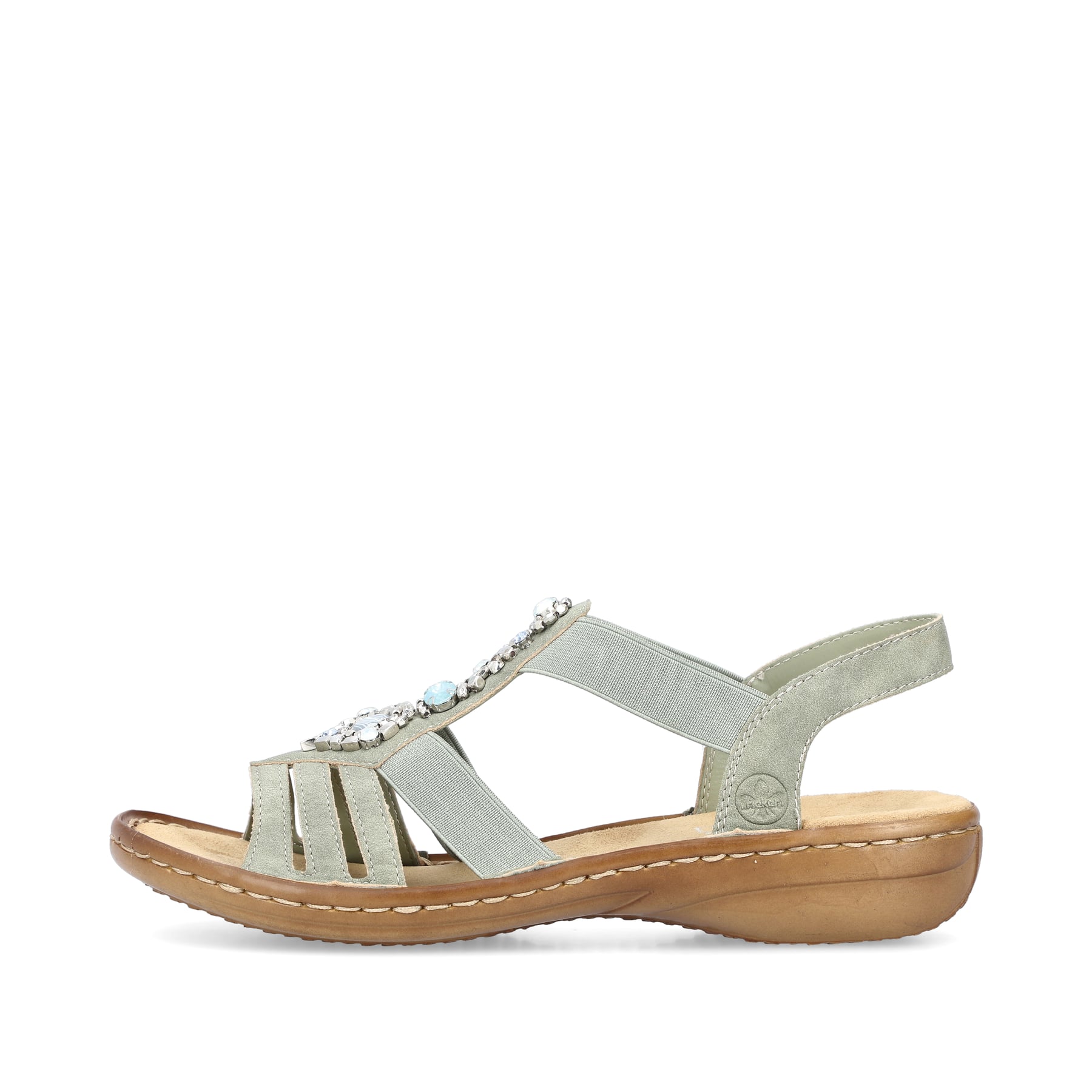 Rieker Damen Riemchensandalen mintgrün