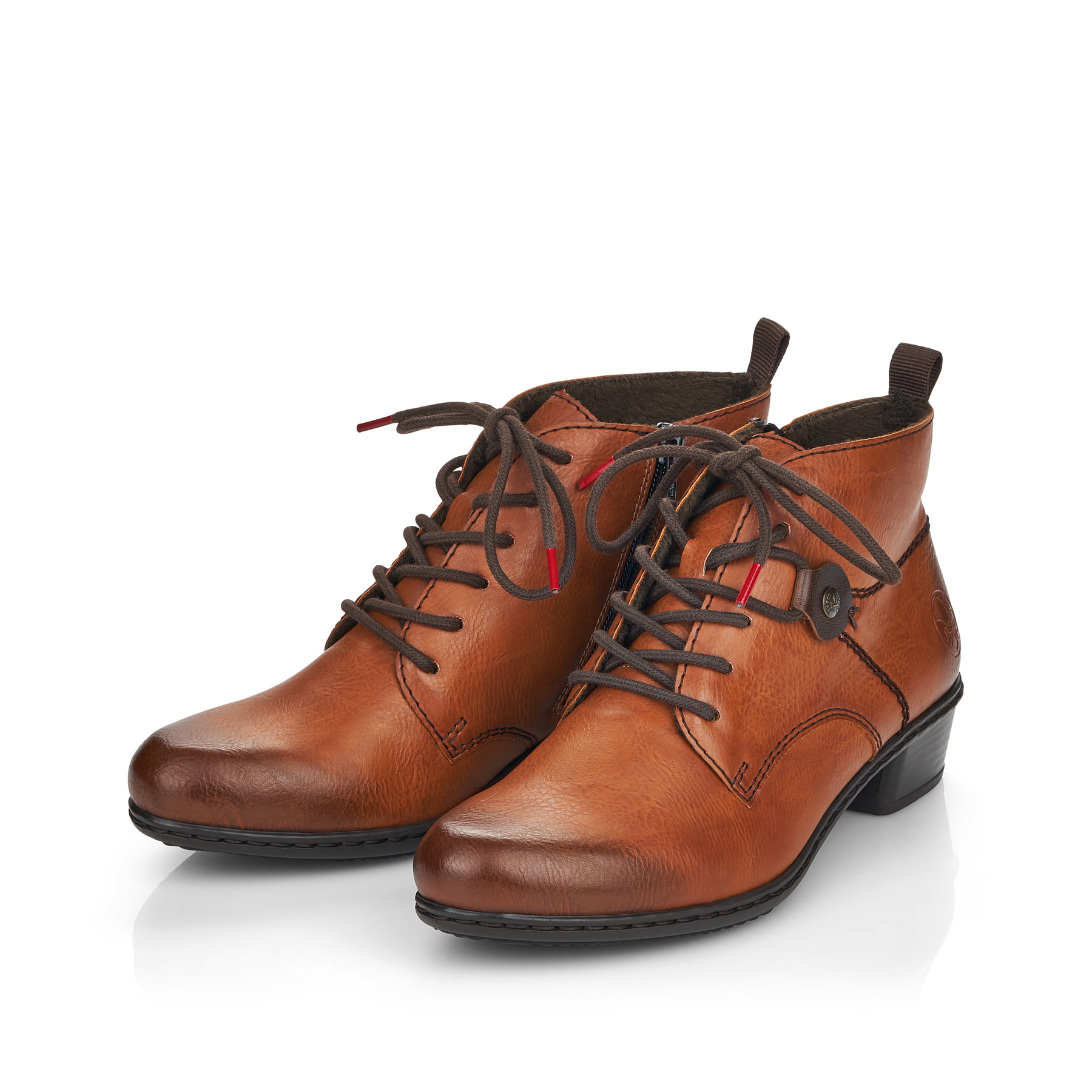 Rieker Damen Stiefeletten karamellbraun