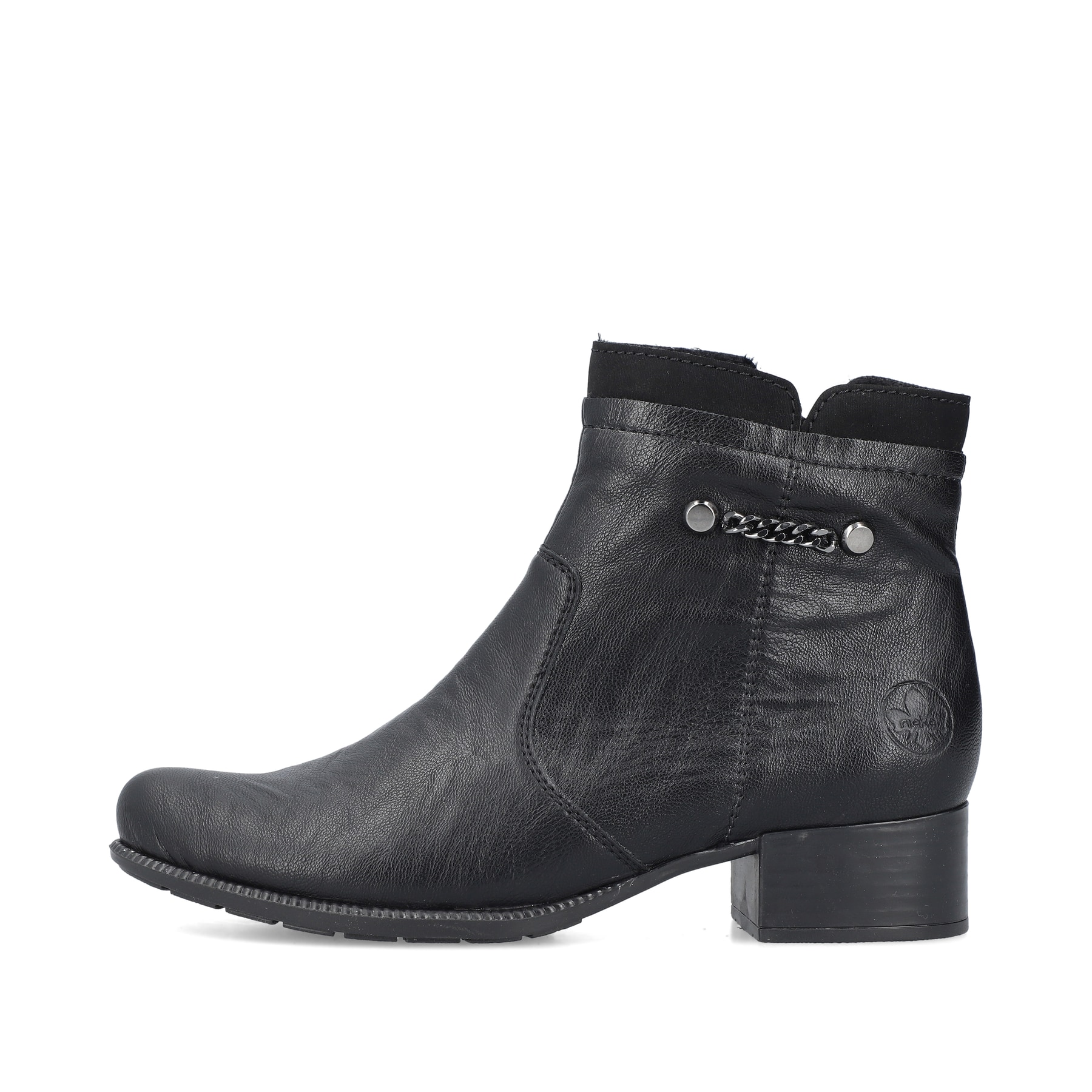 Rieker Damen Stiefeletten nachtschwarz