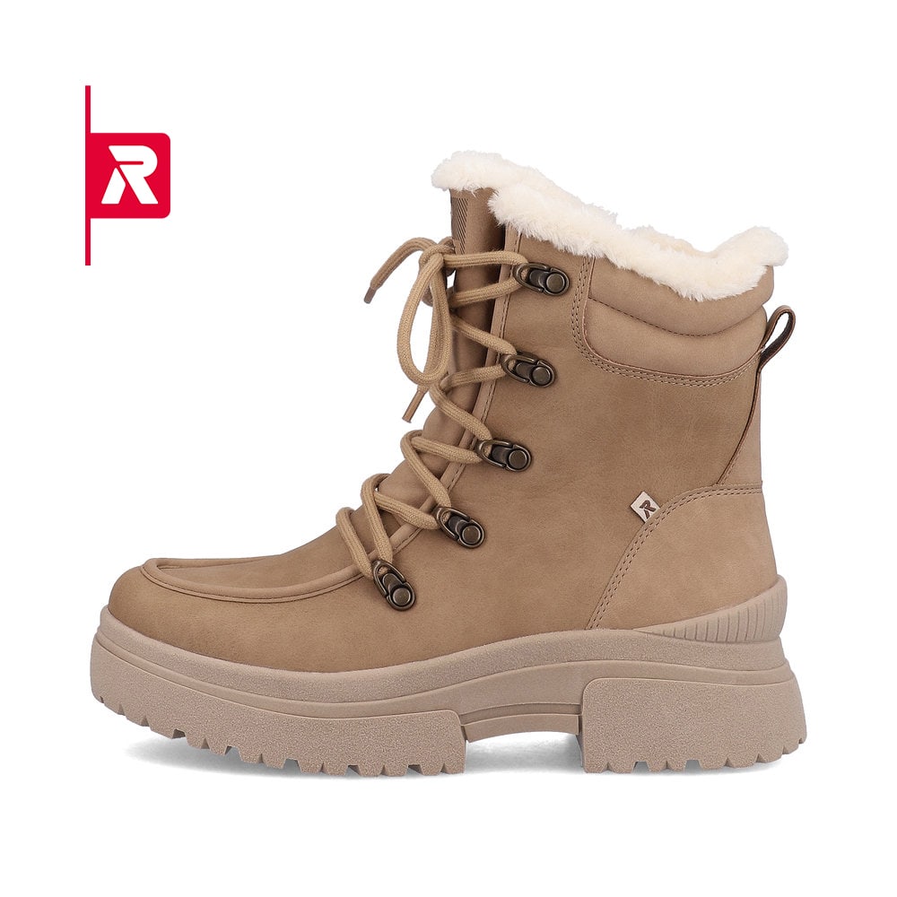 Rieker EVOLUTION Damen Stiefel creme beige
