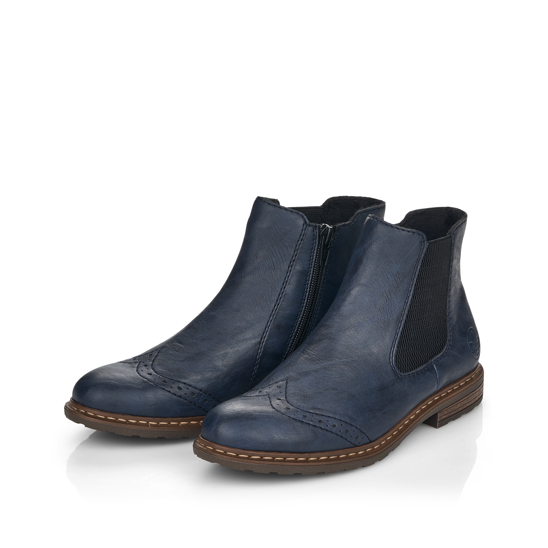 Rieker Damen Chelsea Boots ozeanblau