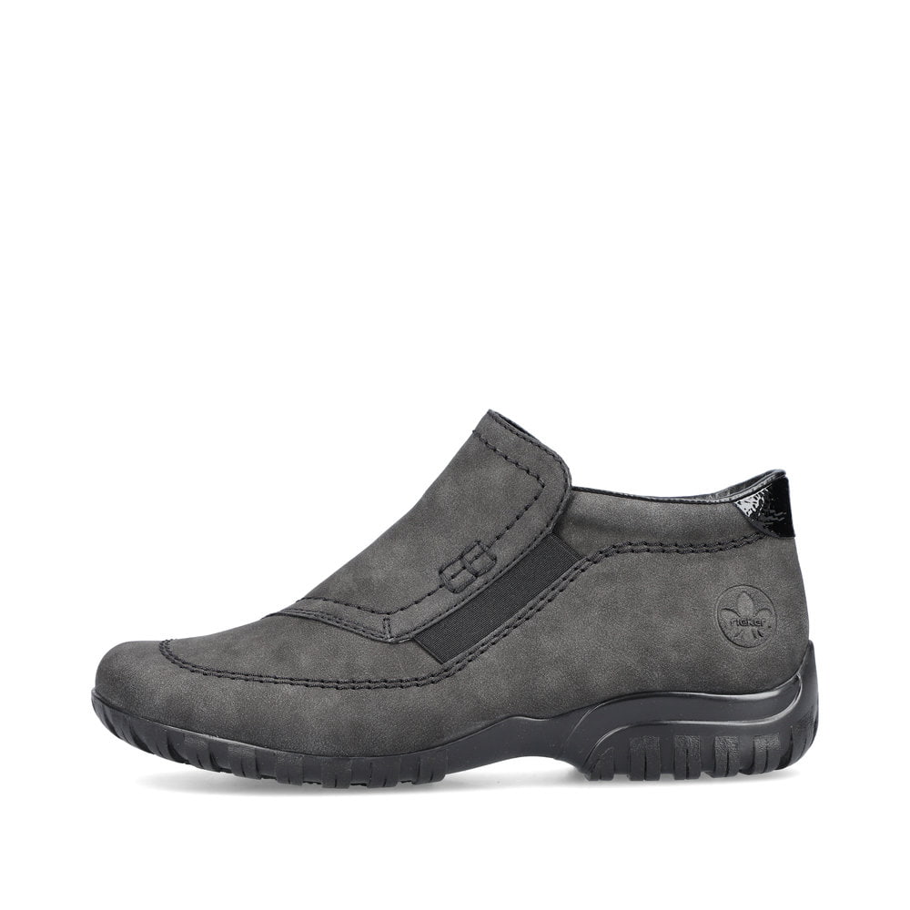 Rieker Damen Slipper anthrazit