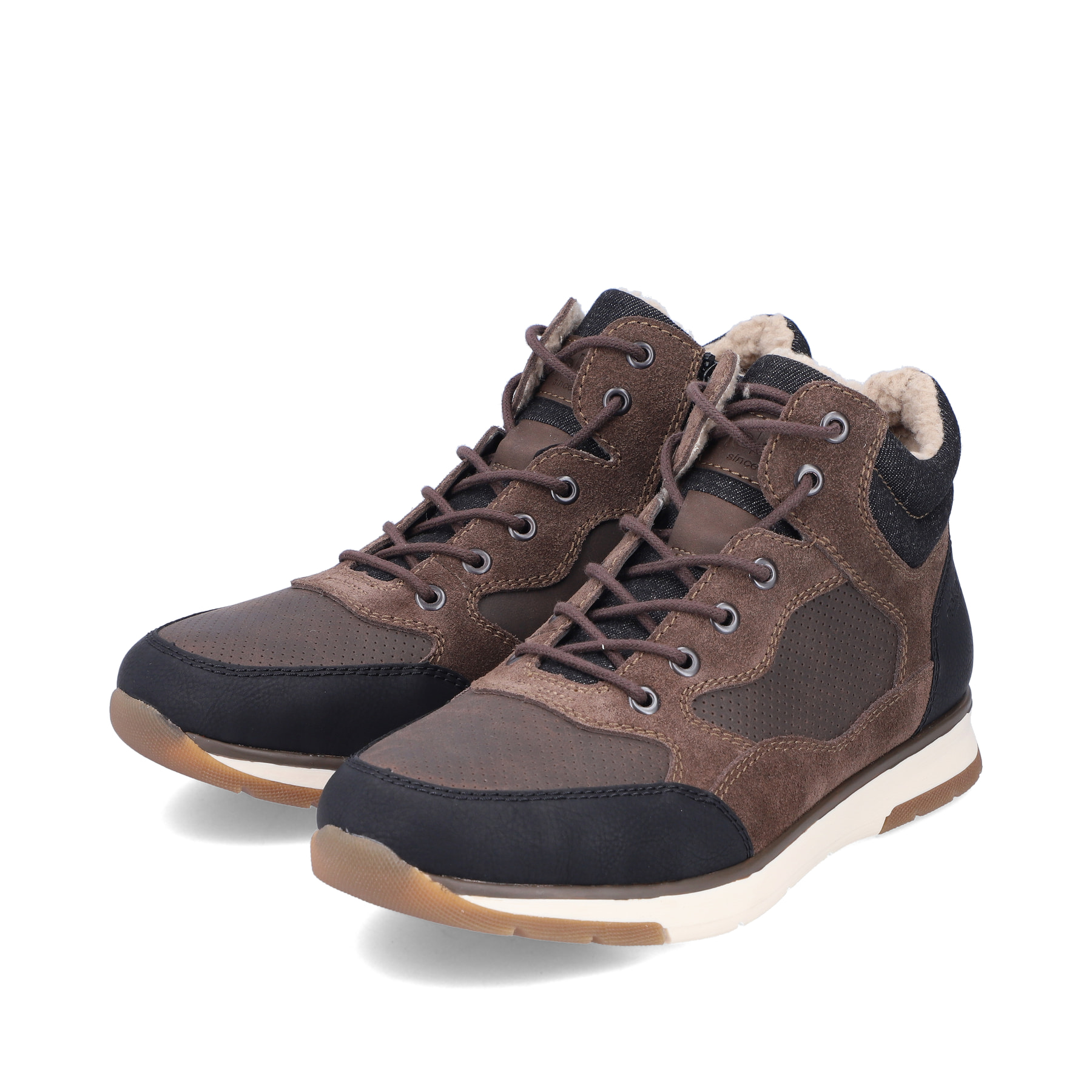 Rieker Herren Schnürstiefel nussbraun