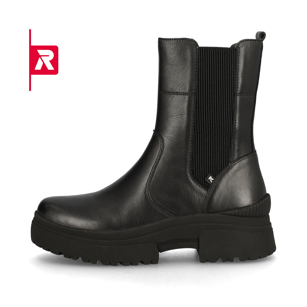 Rieker EVOLUTION Damen Chelsea Boots deep black