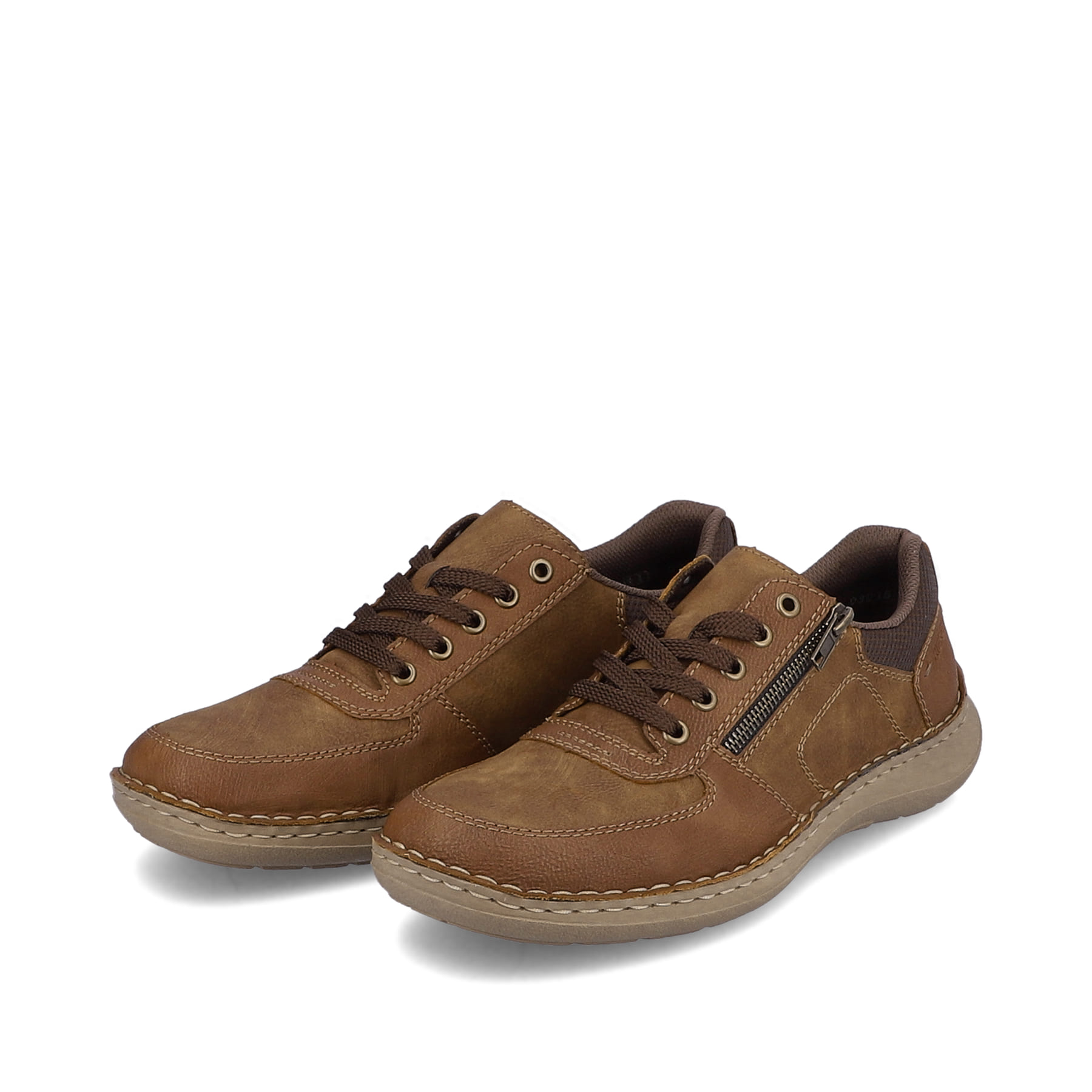 Rieker Herren Schnürschuhe kaffeebraun