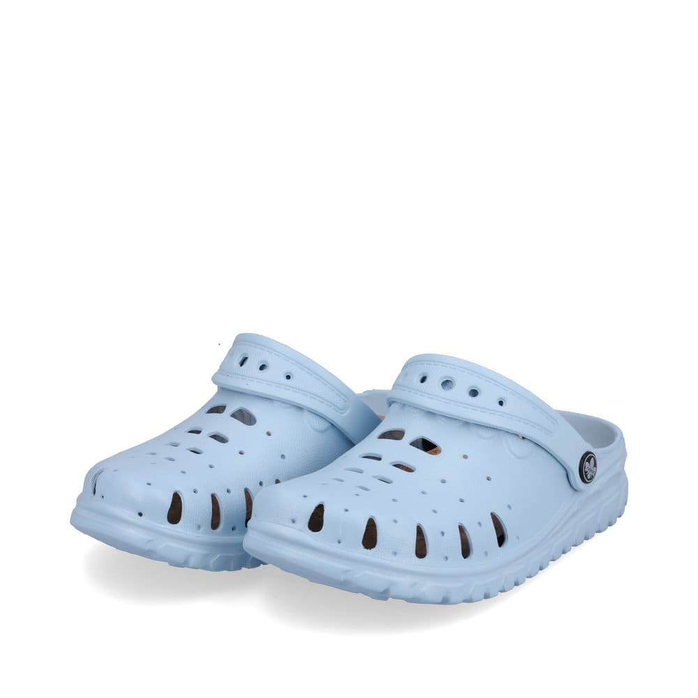 Rieker Damen Clogs himmelblau