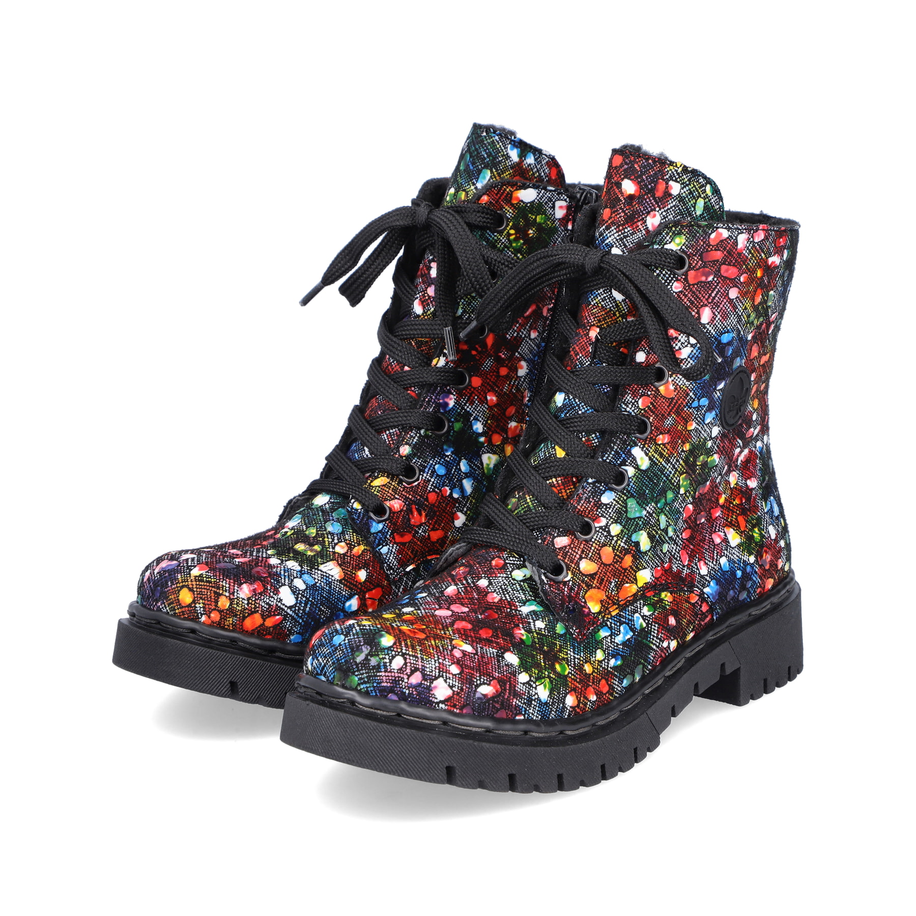 Rieker Damen Schnürstiefel multi