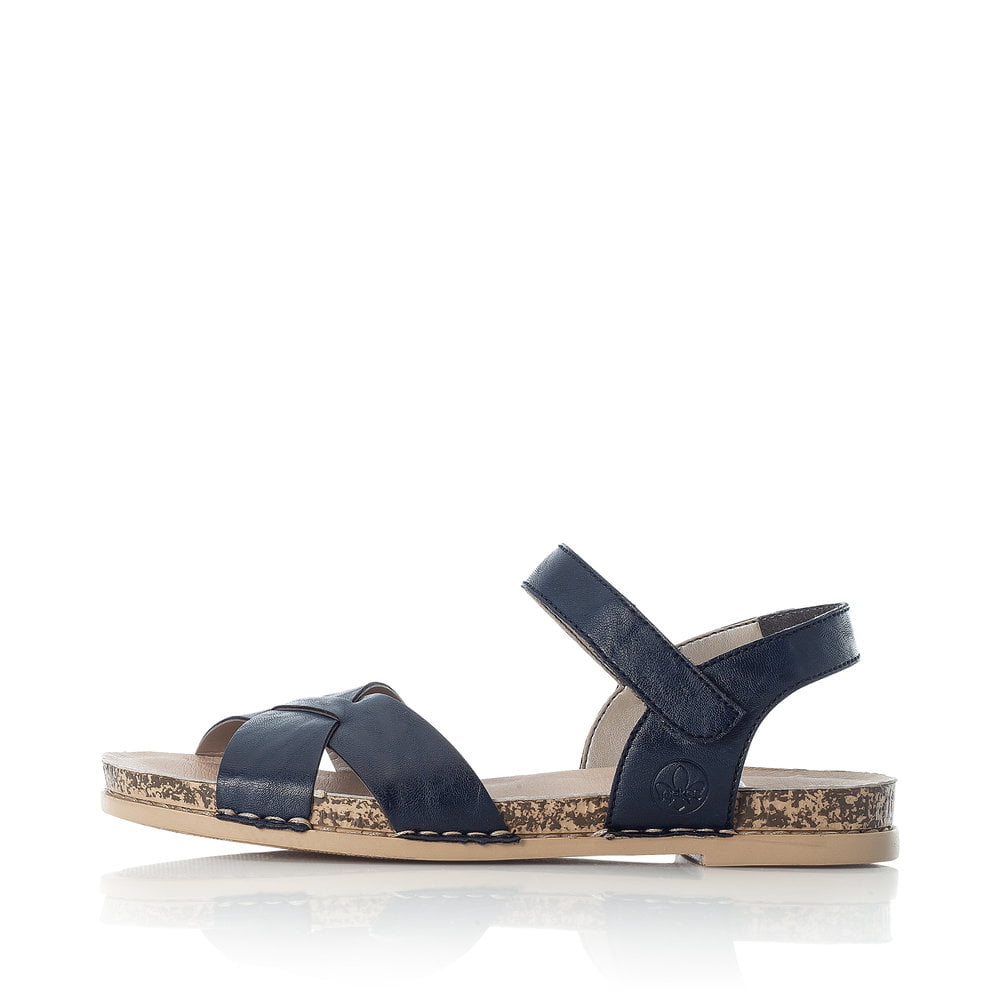 Rieker Damen Riemchensandalen pazifikblau